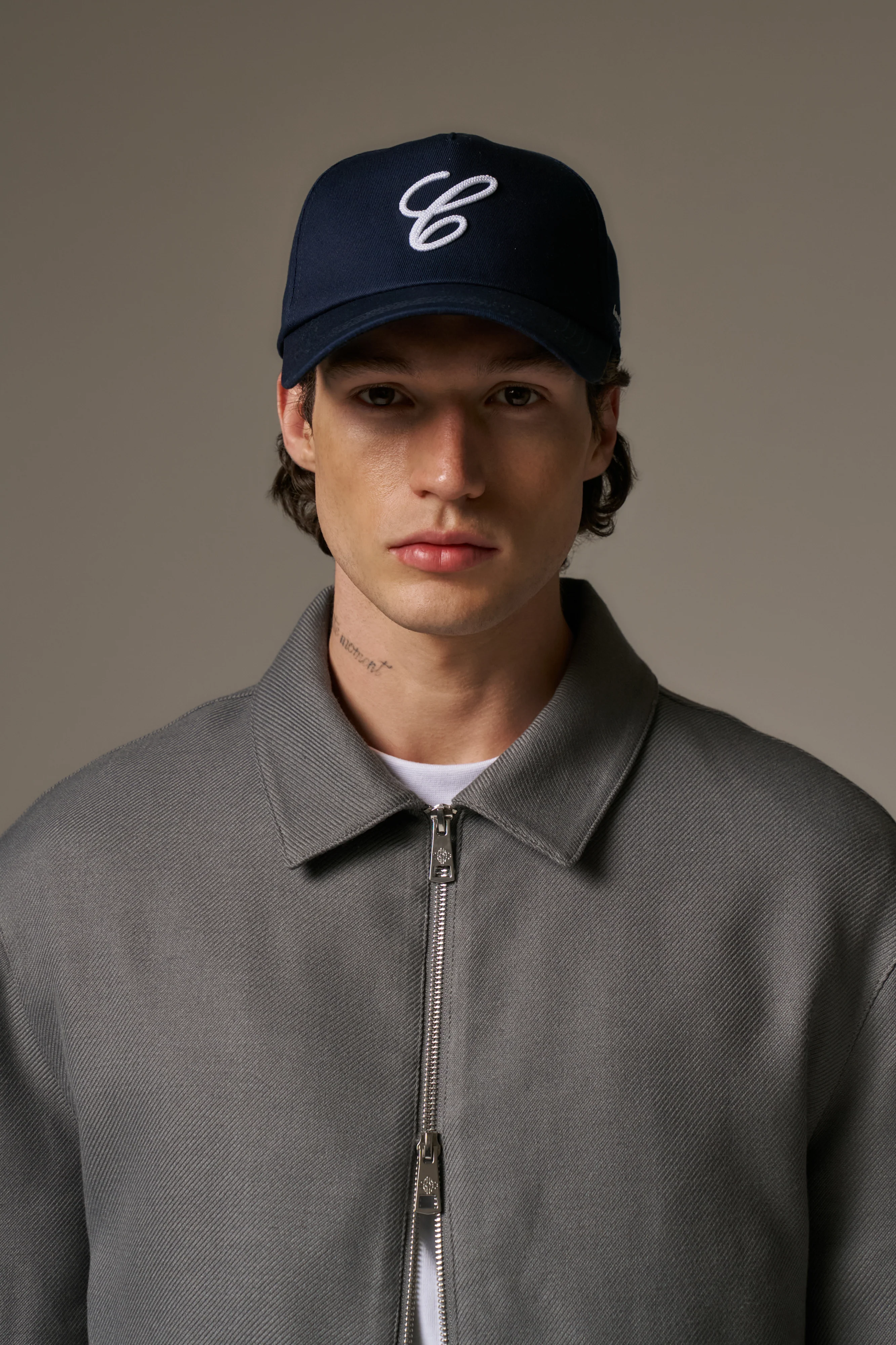 C SCRIPT CAP - NAVY