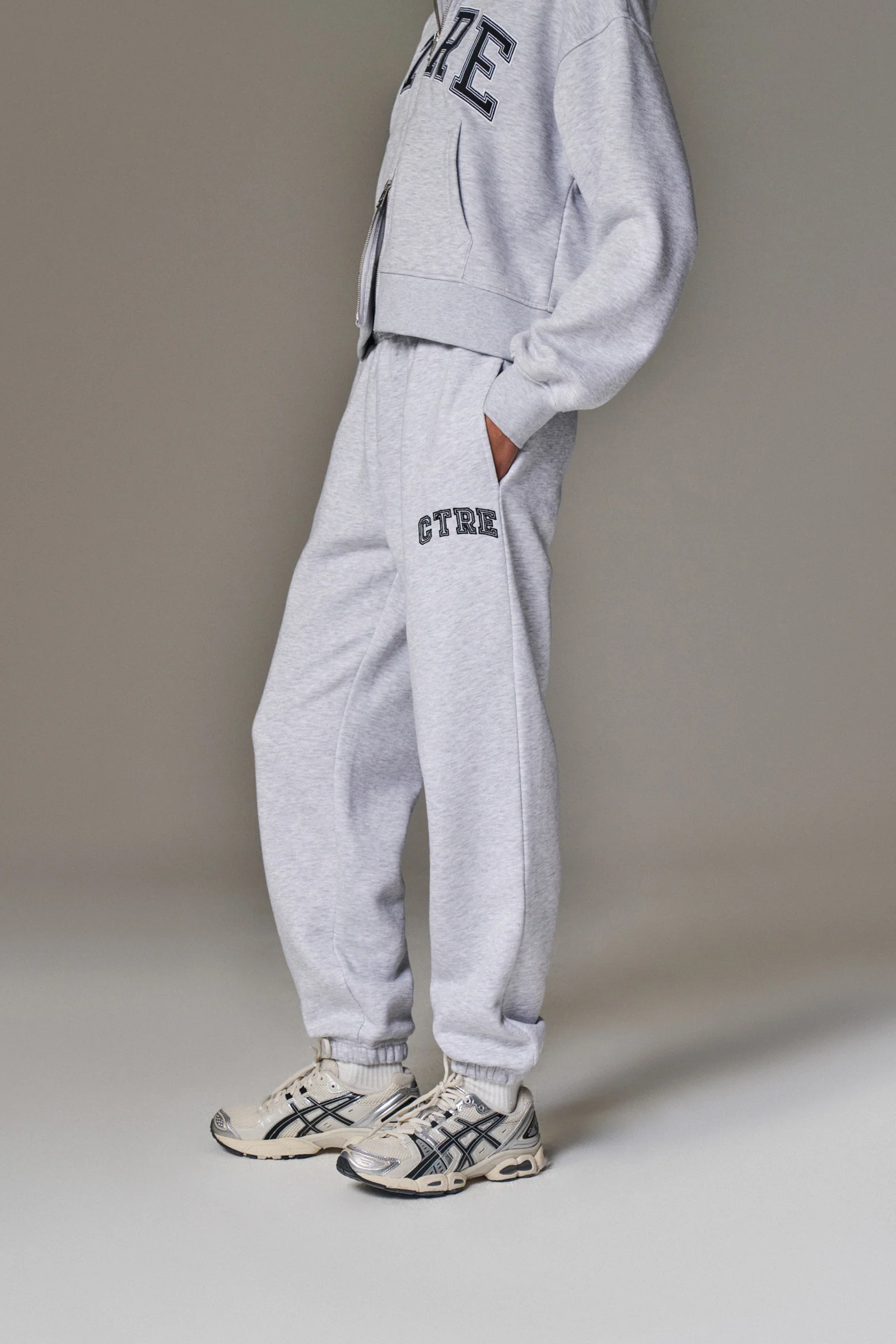 CTRE RELAXED JOGGERS - GREY MARL