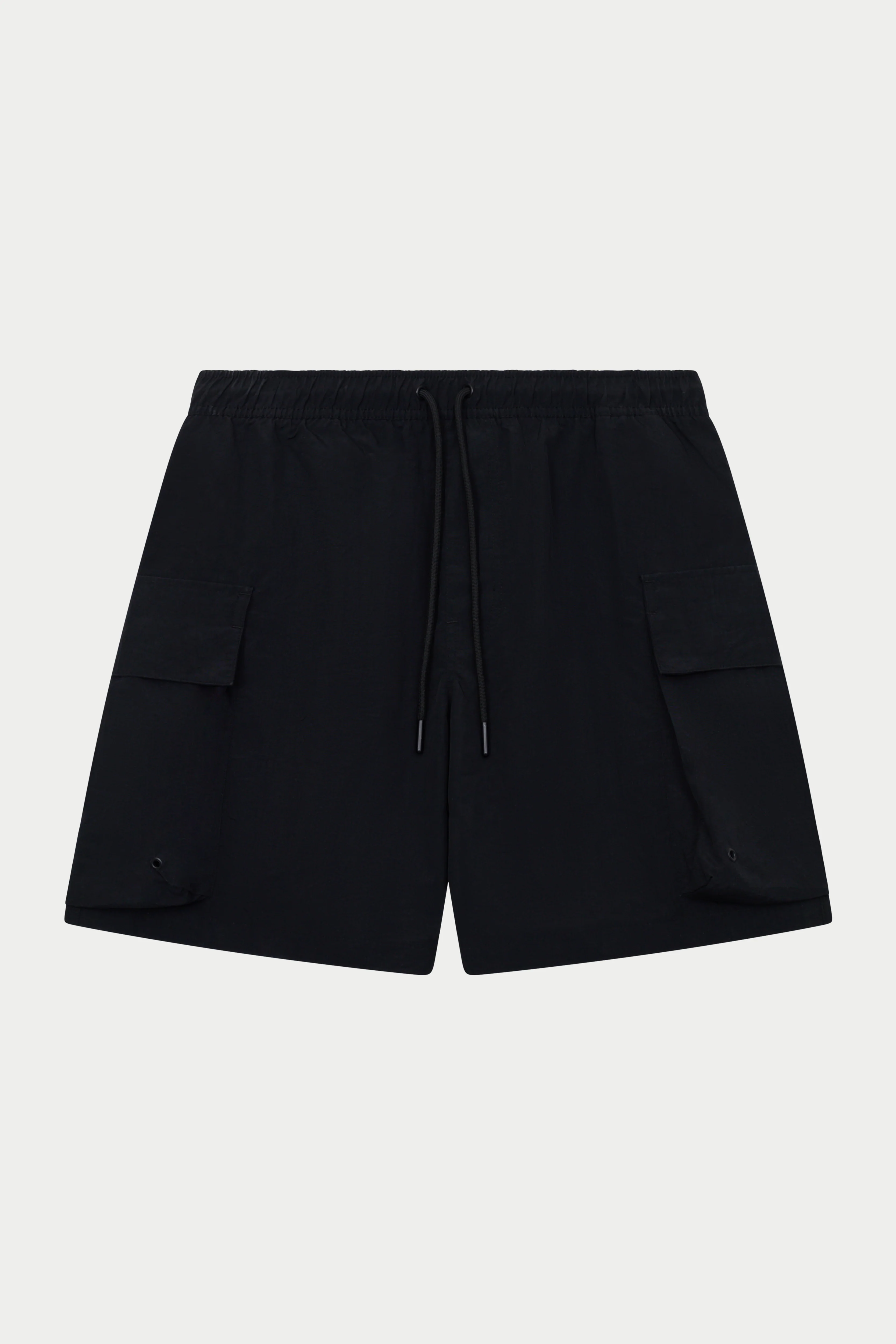 CARGO POCKET SWIM SHORTS - BLACK