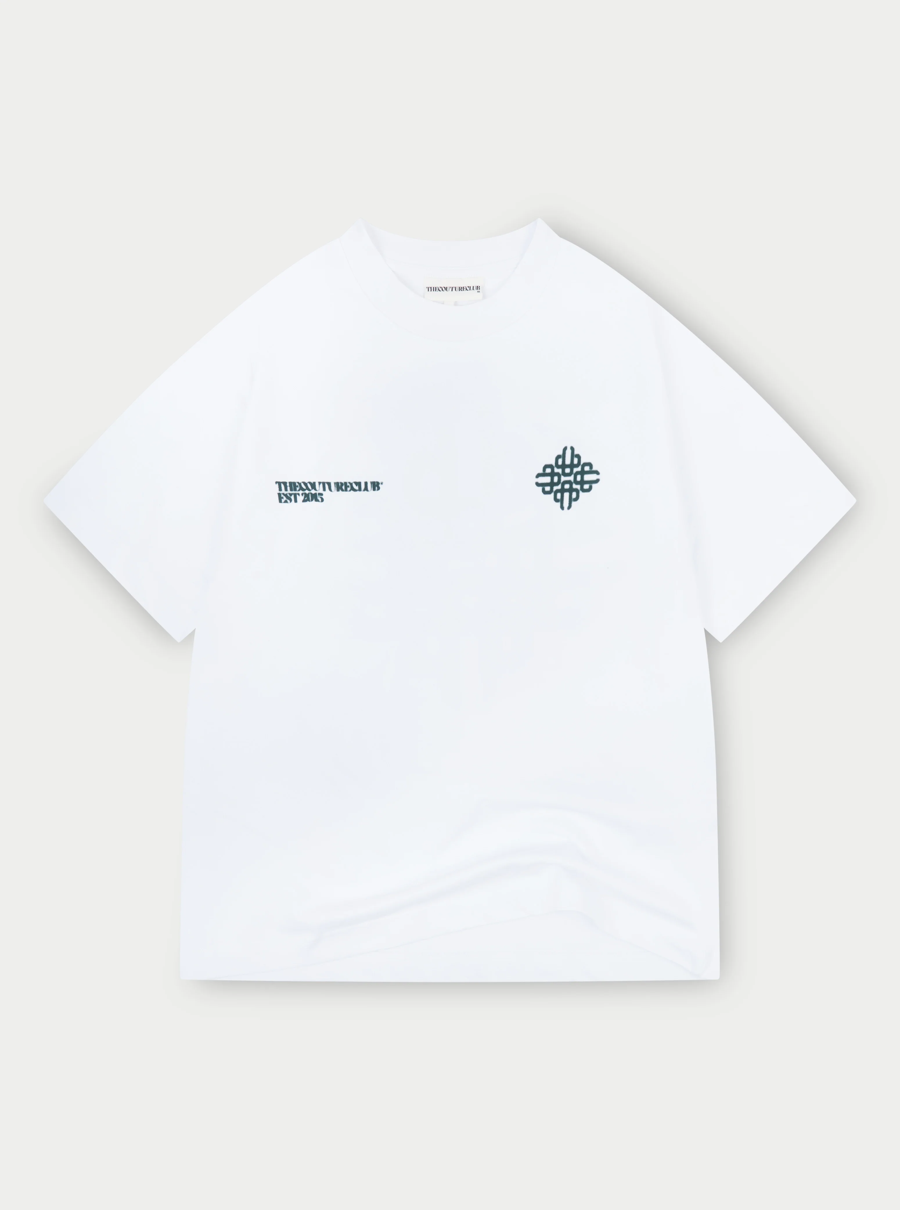 BLURRED GRAPHIC EMBLEM T-SHIRT - GREEN