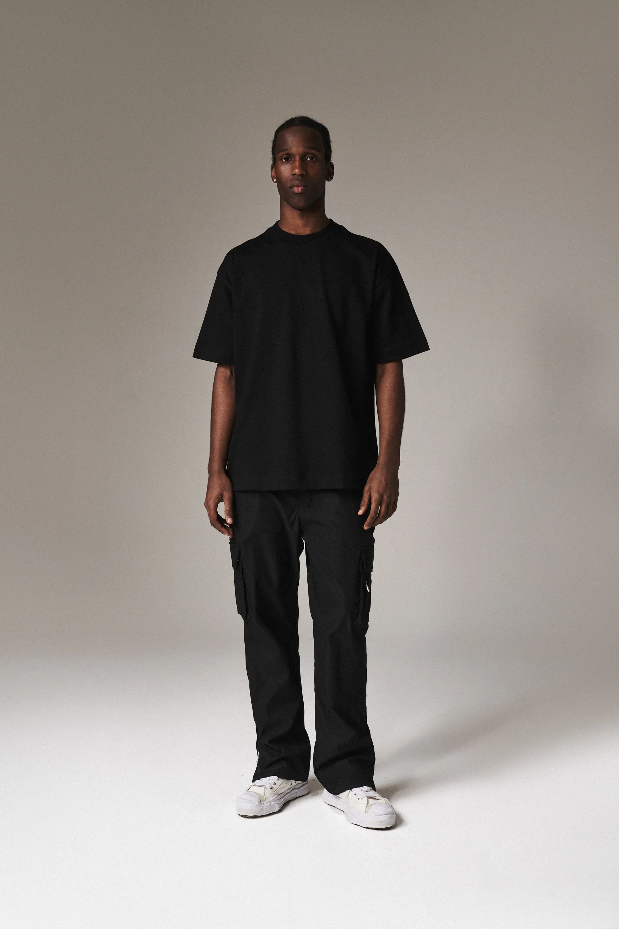 SUPER HEAVYWEIGHT BLANK T-SHIRT - BLACK