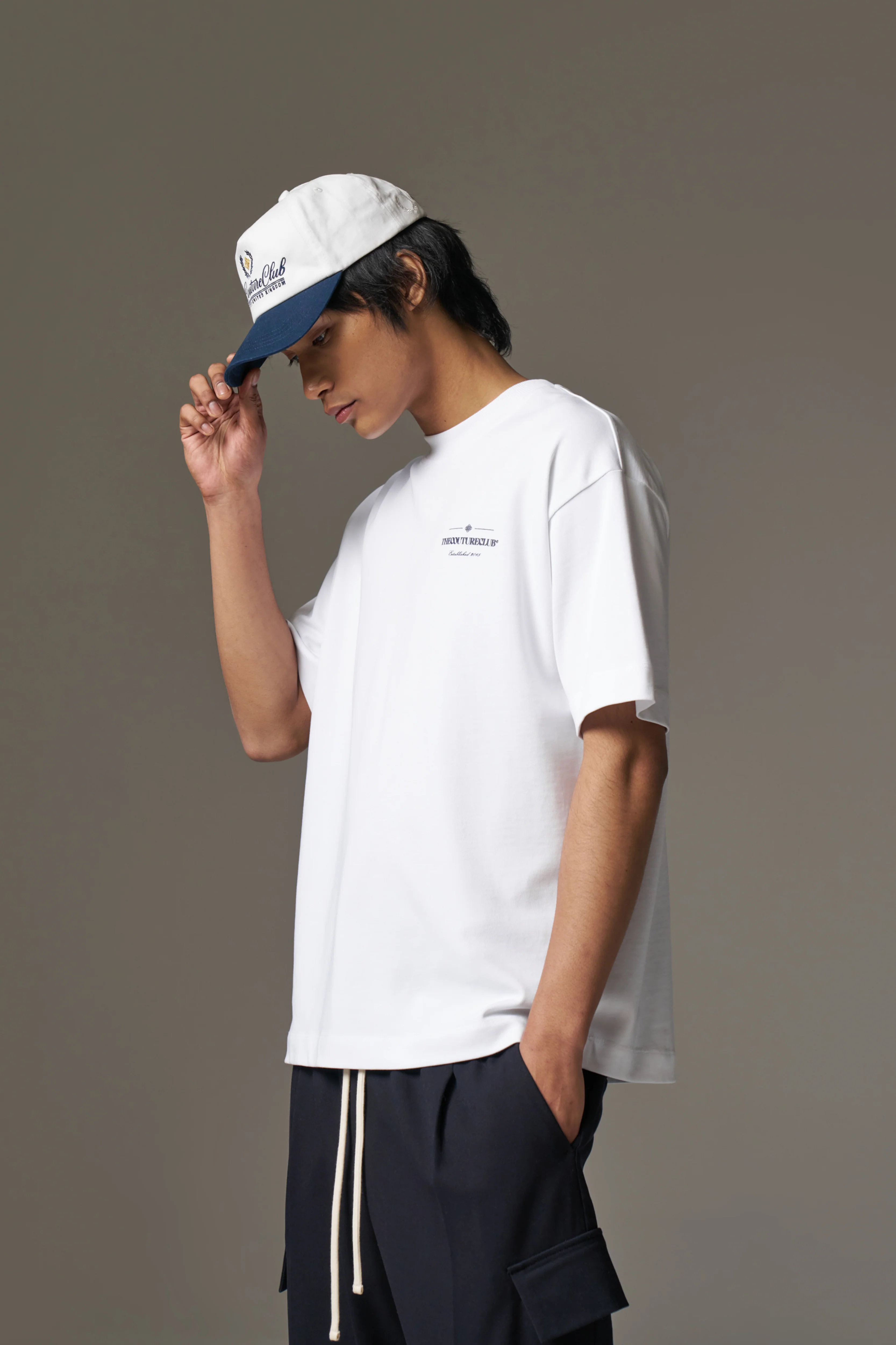 COPYRIGHT MULTI GRAPHIC T-SHIRT - NAVY