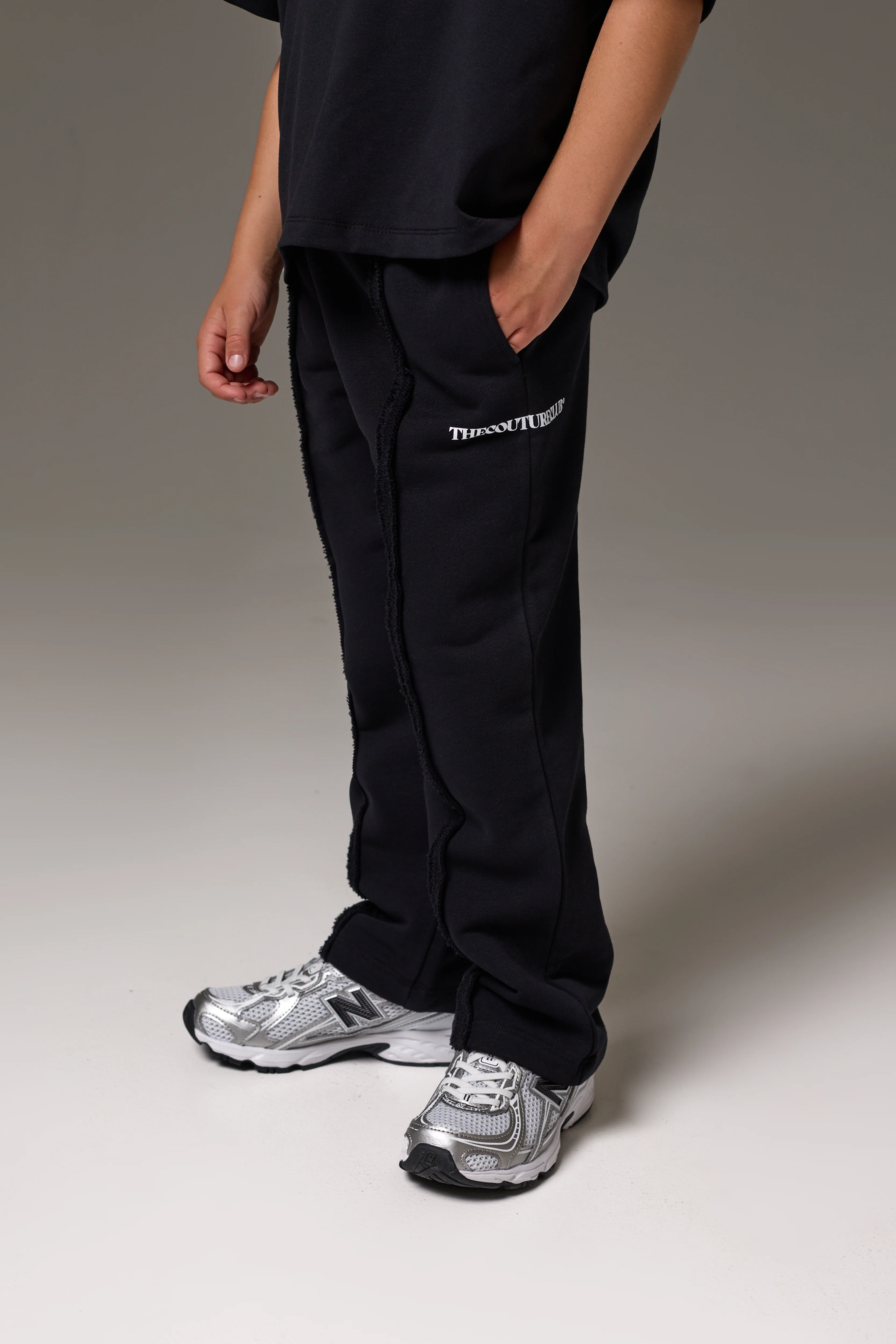 JUNIOR COPYRIGHT JOGGERS - BLACK