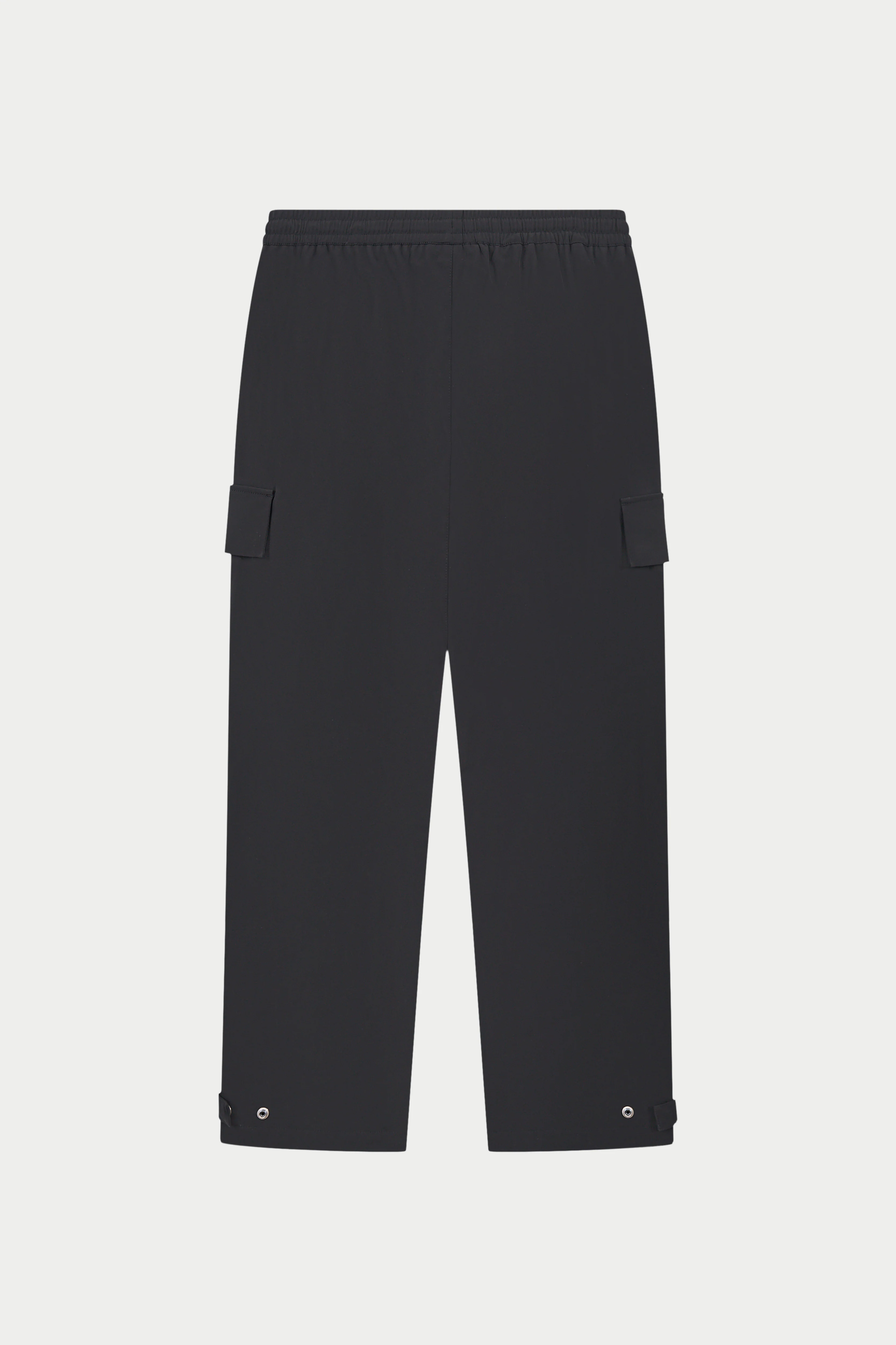 TECHNICAL WIDE LEG TROUSERS - BLACK