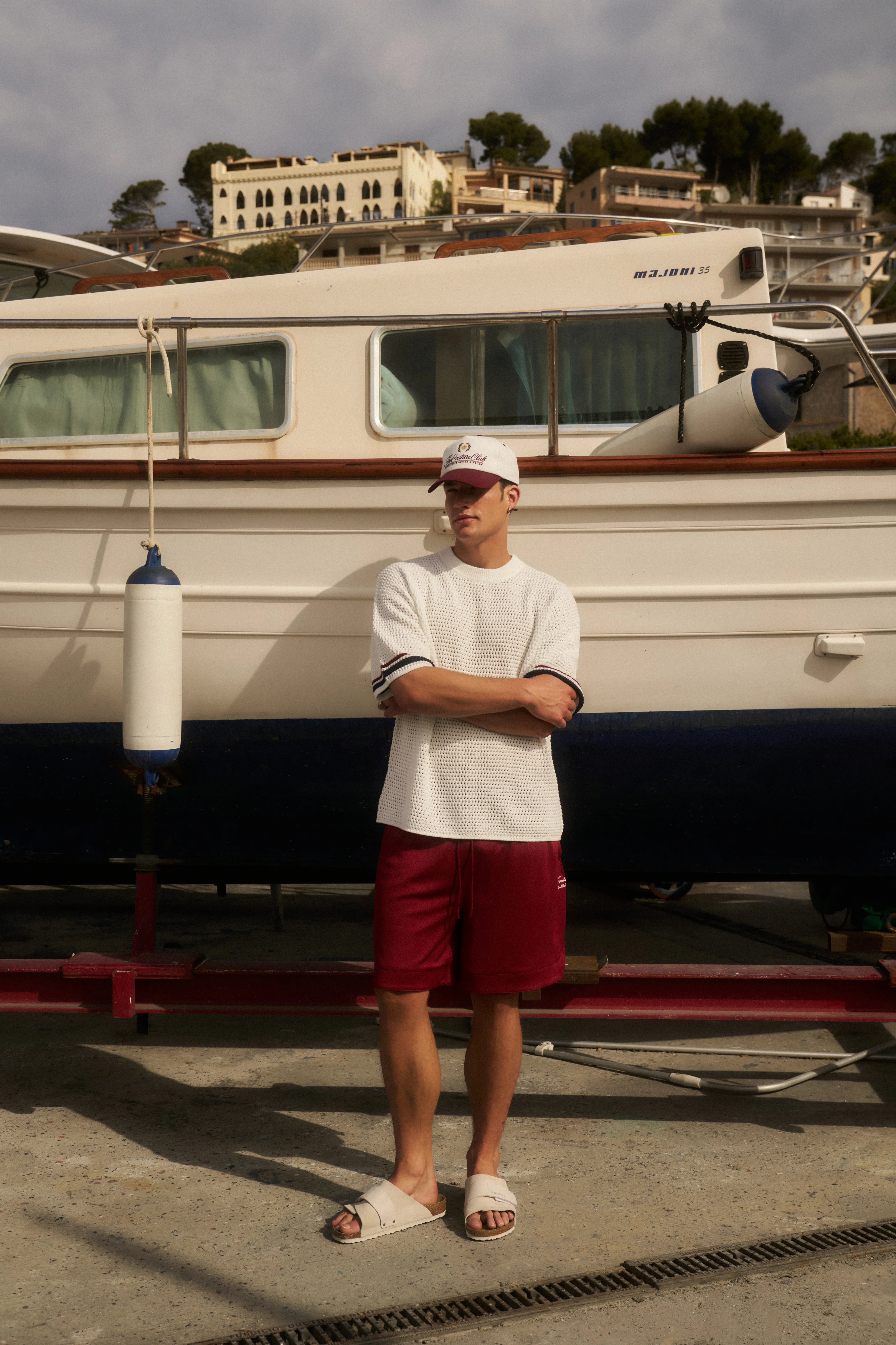 AIRTEX SHORTS - BURGUNDY