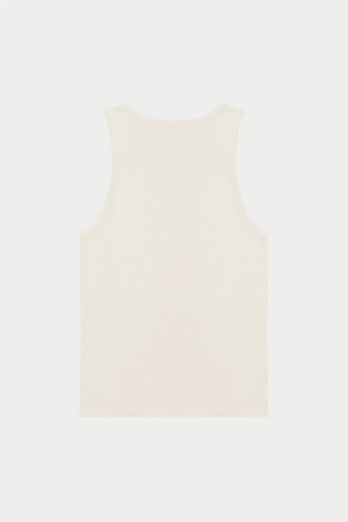 RIBBED VEST - OFF WHITE