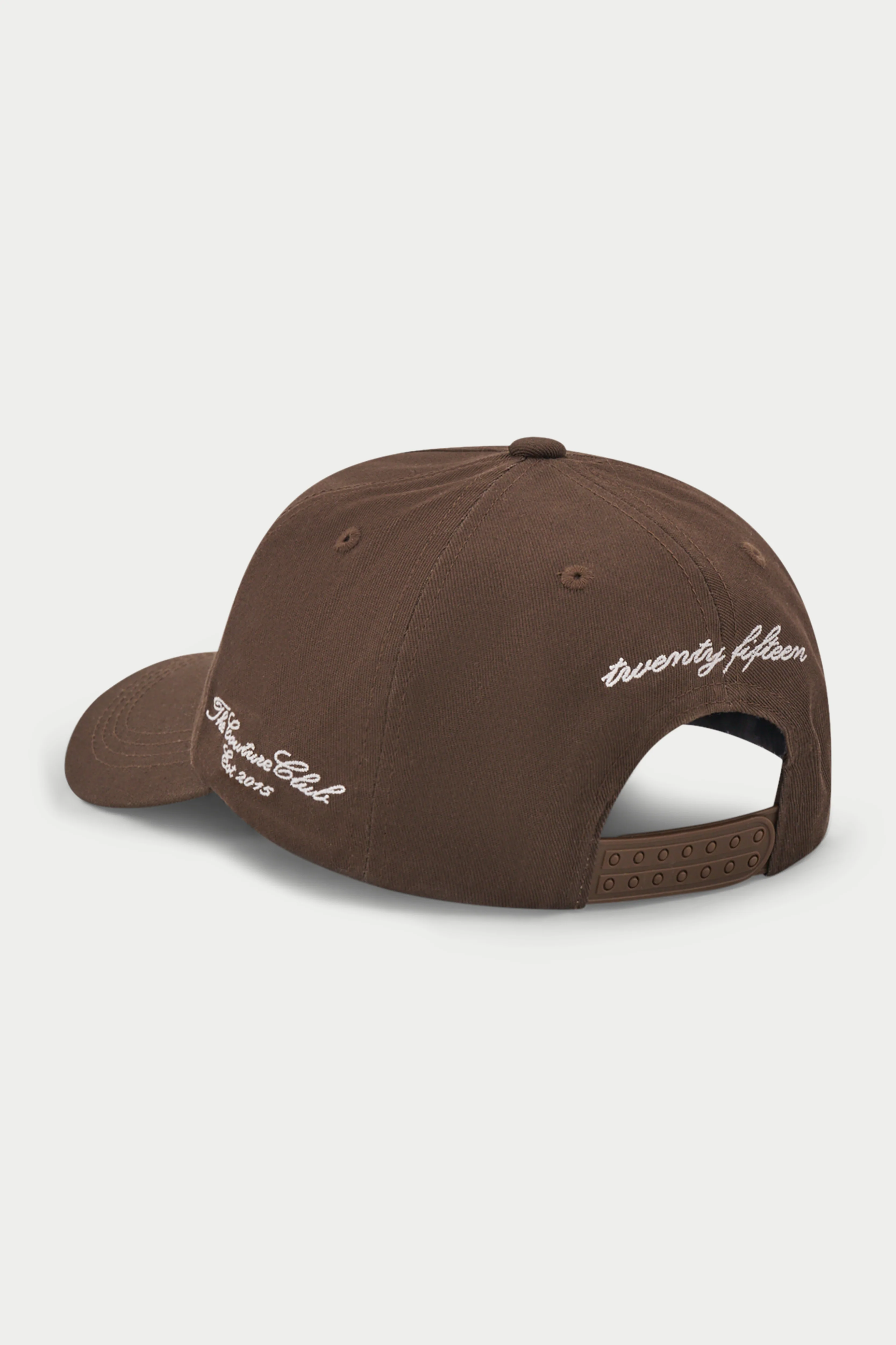 MONOGRAM EMBLEM CAP - BROWN