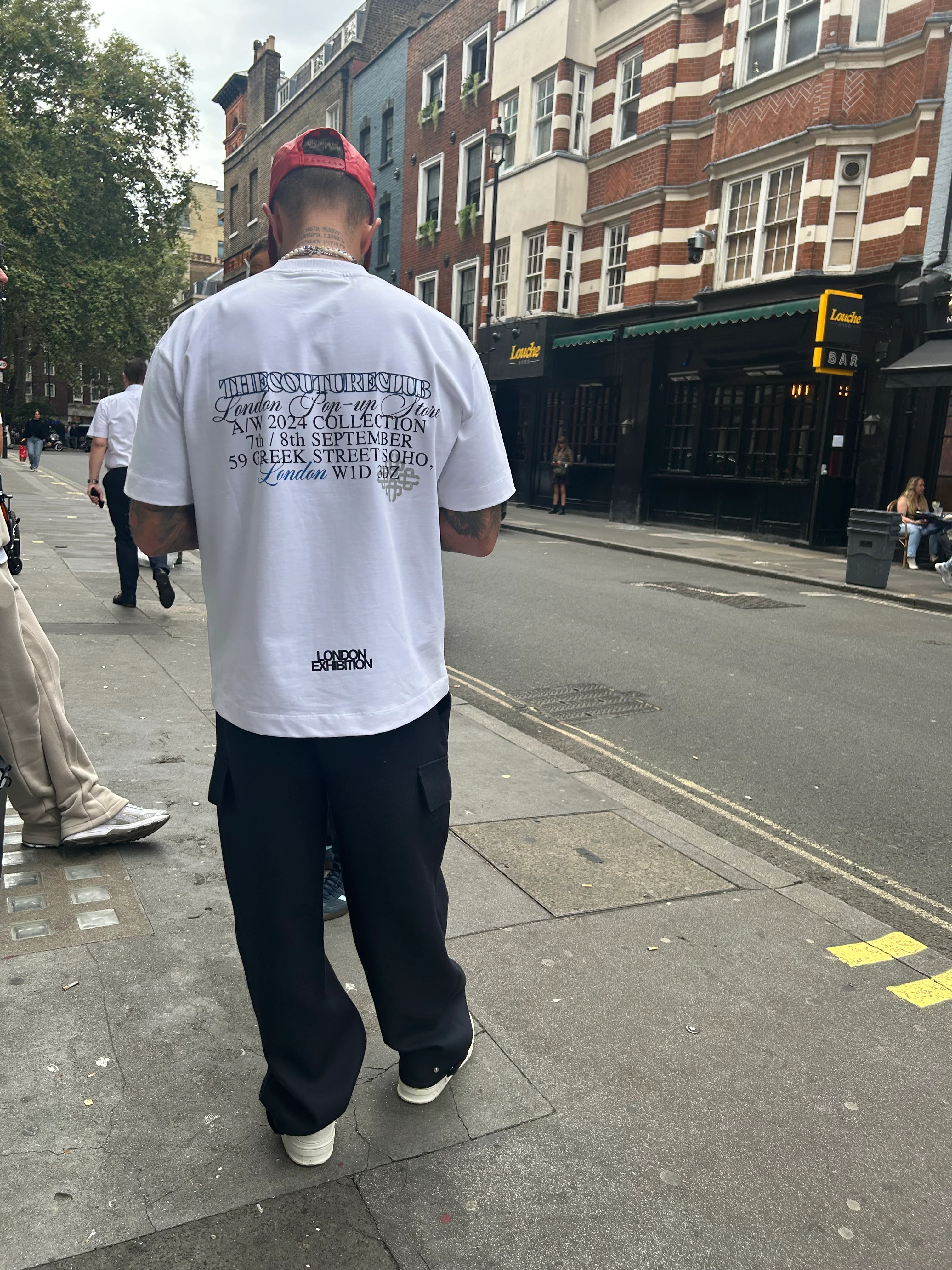 LONDON POP UP T-SHIRT - WHITE