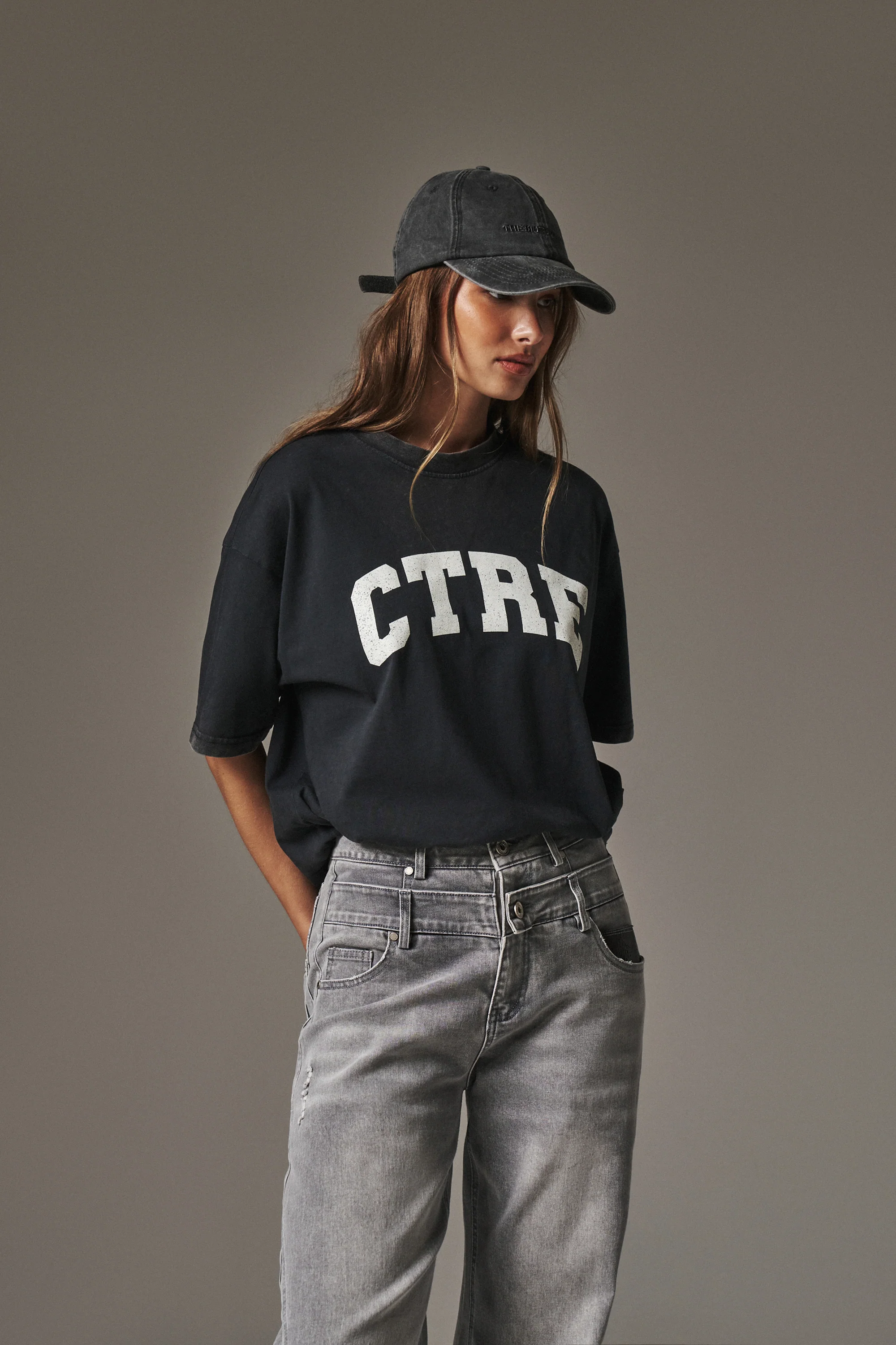 CTRE ACID WASH CRACKED T-SHIRT - ACID WASH