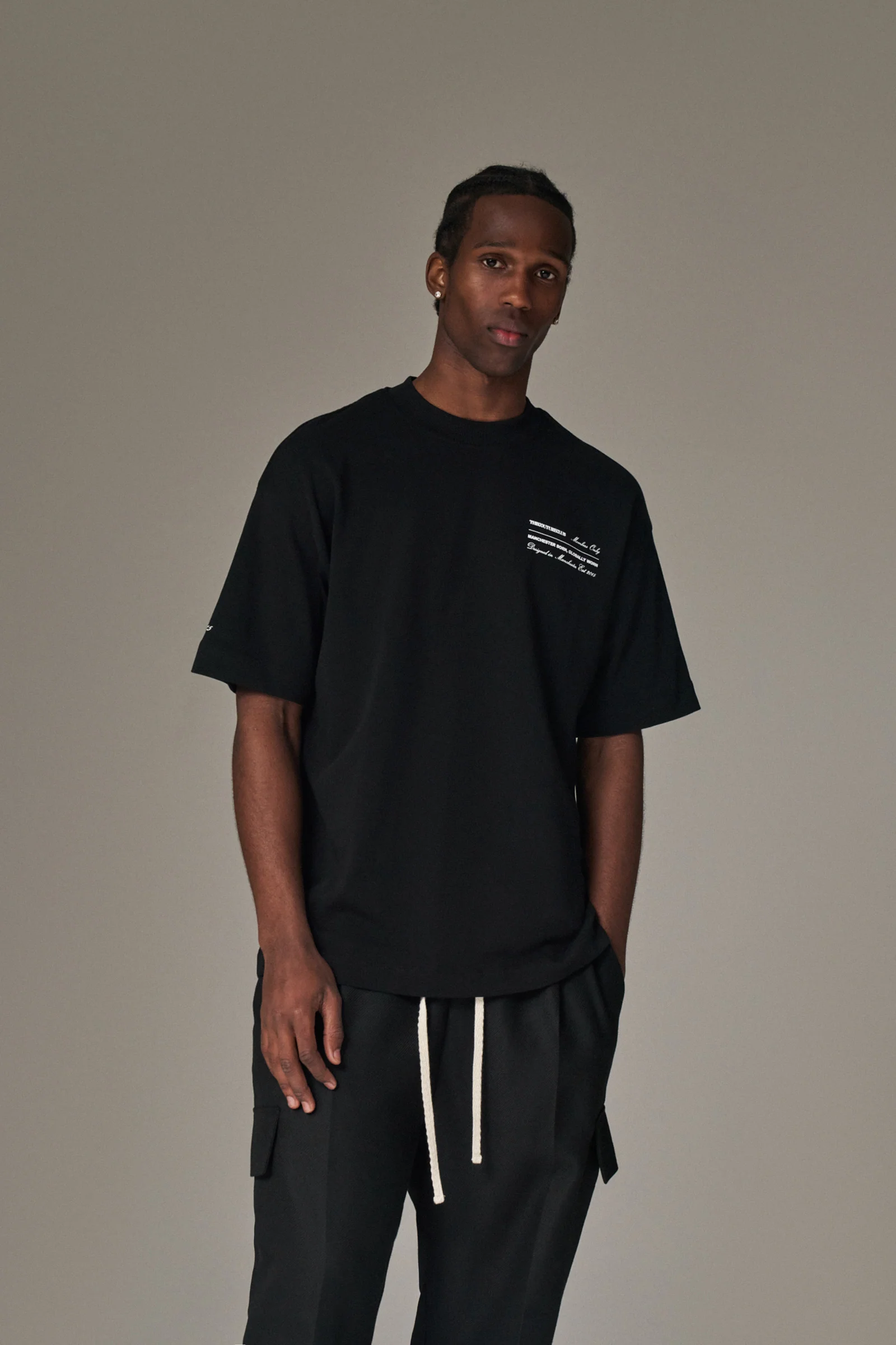 MISSION STATEMENT RELAXED T-SHIRT - BLACK