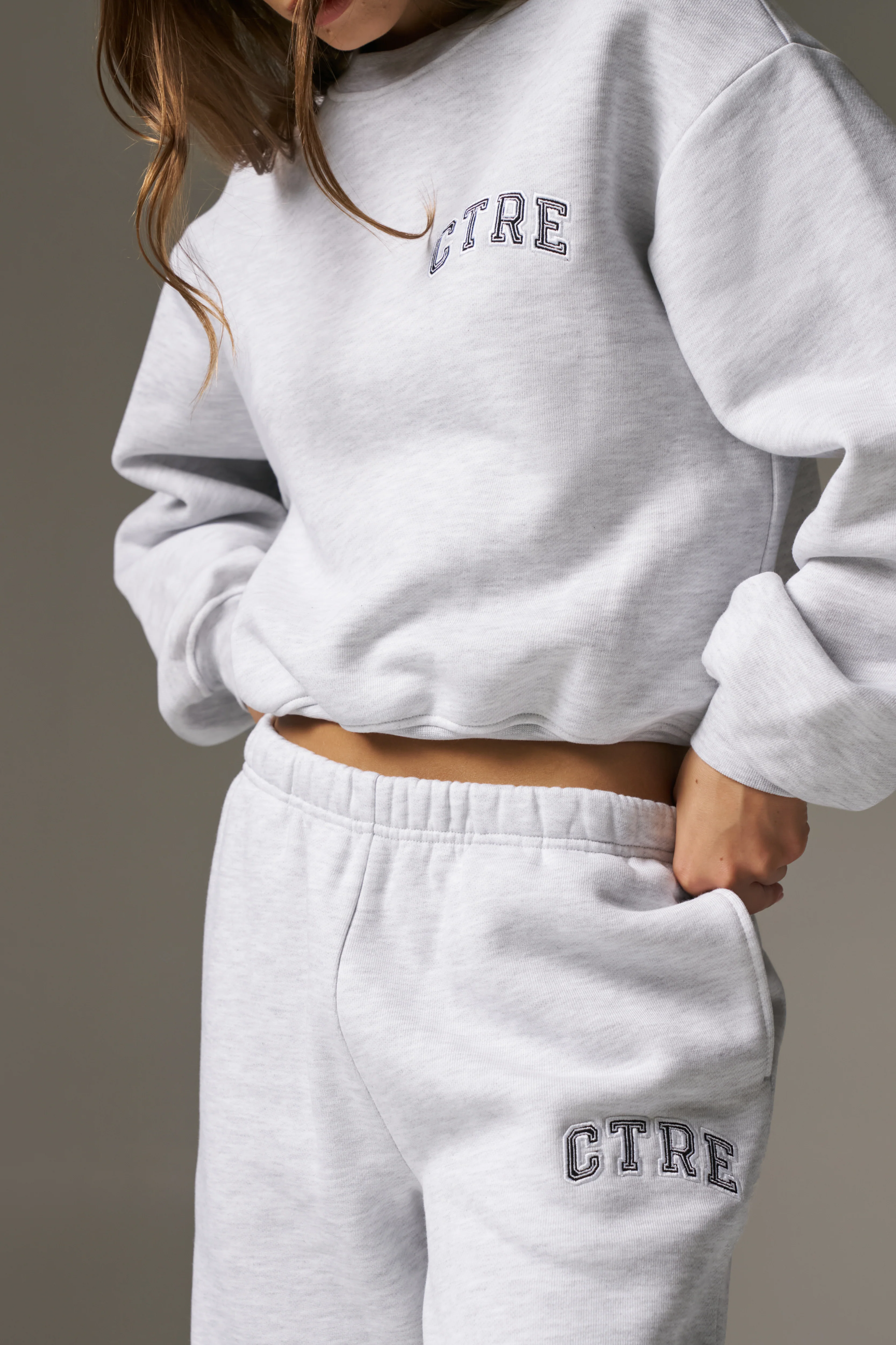 CTRE SWEATSHIRT - GREY MARL