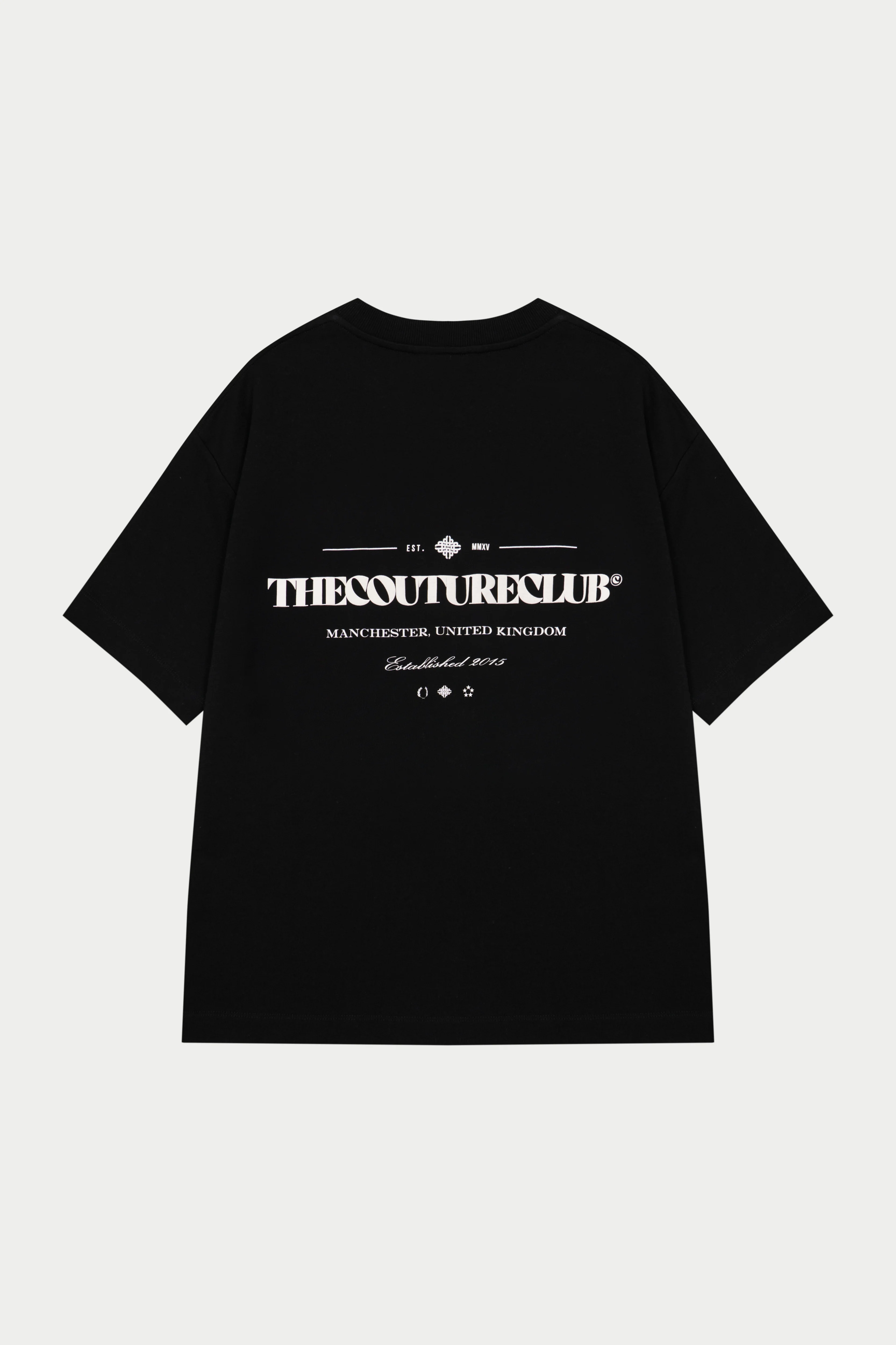 COPYRIGHT MULTI GRAPHIC T-SHIRT - BLACK