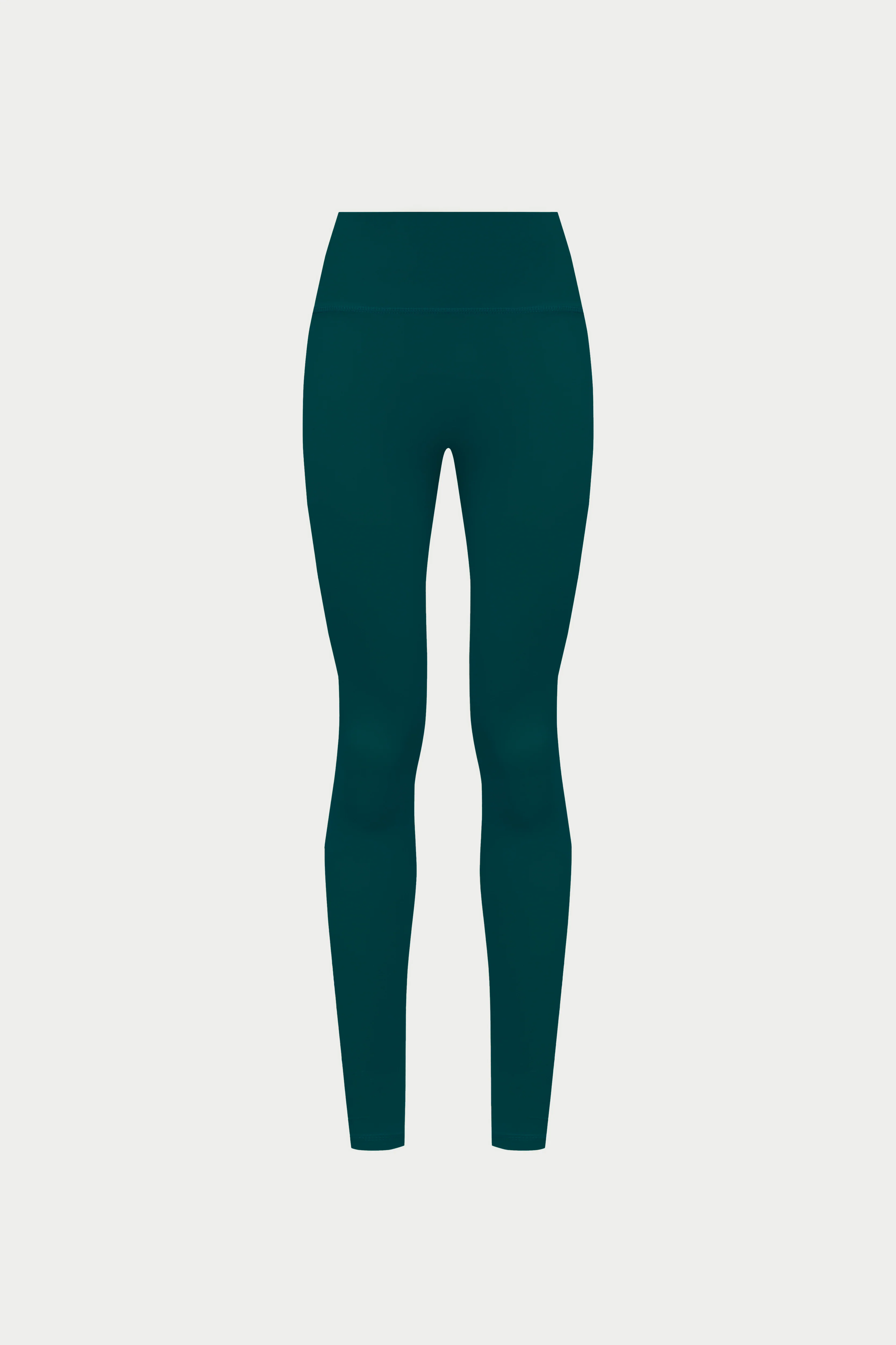 SCULPTING STRETCH EMBLEM LEGGINGS - FOREST GREEN