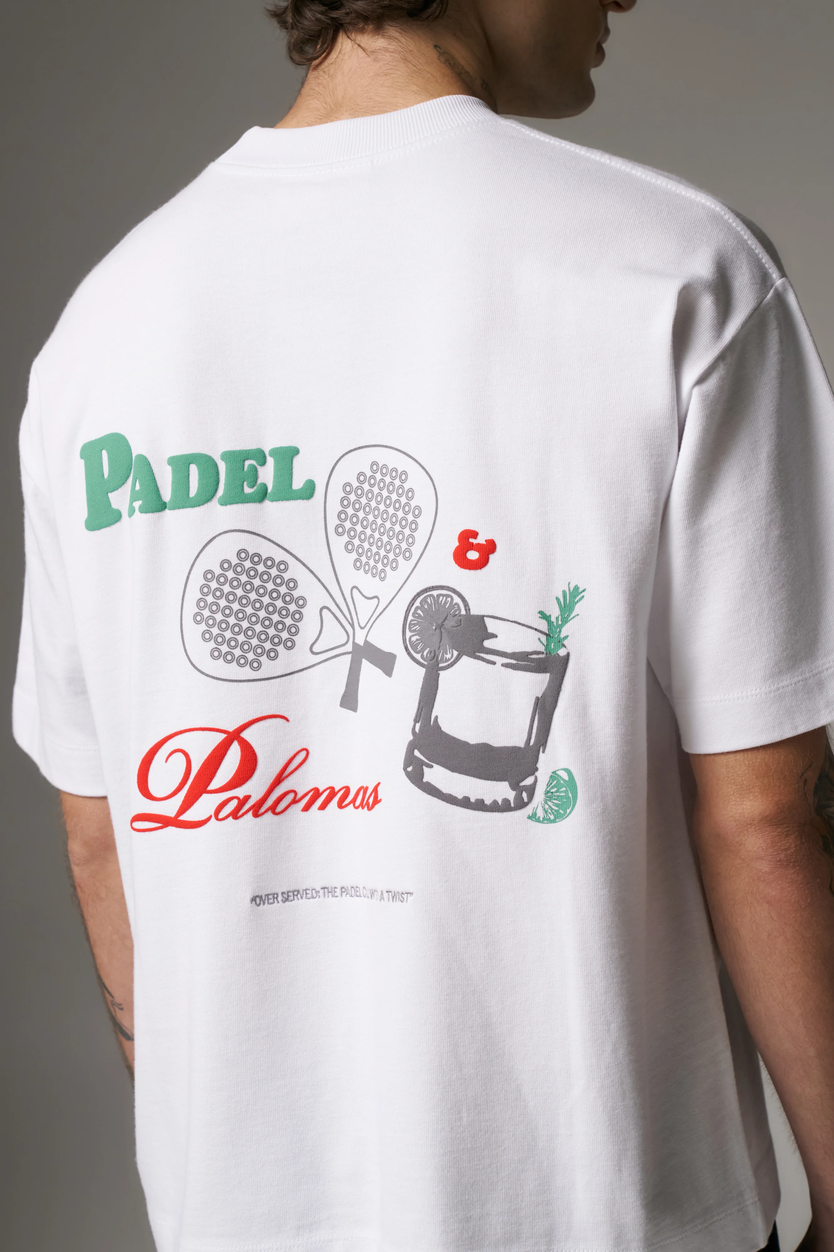PADEL & PALOMAS T-SHIRT - WHITE