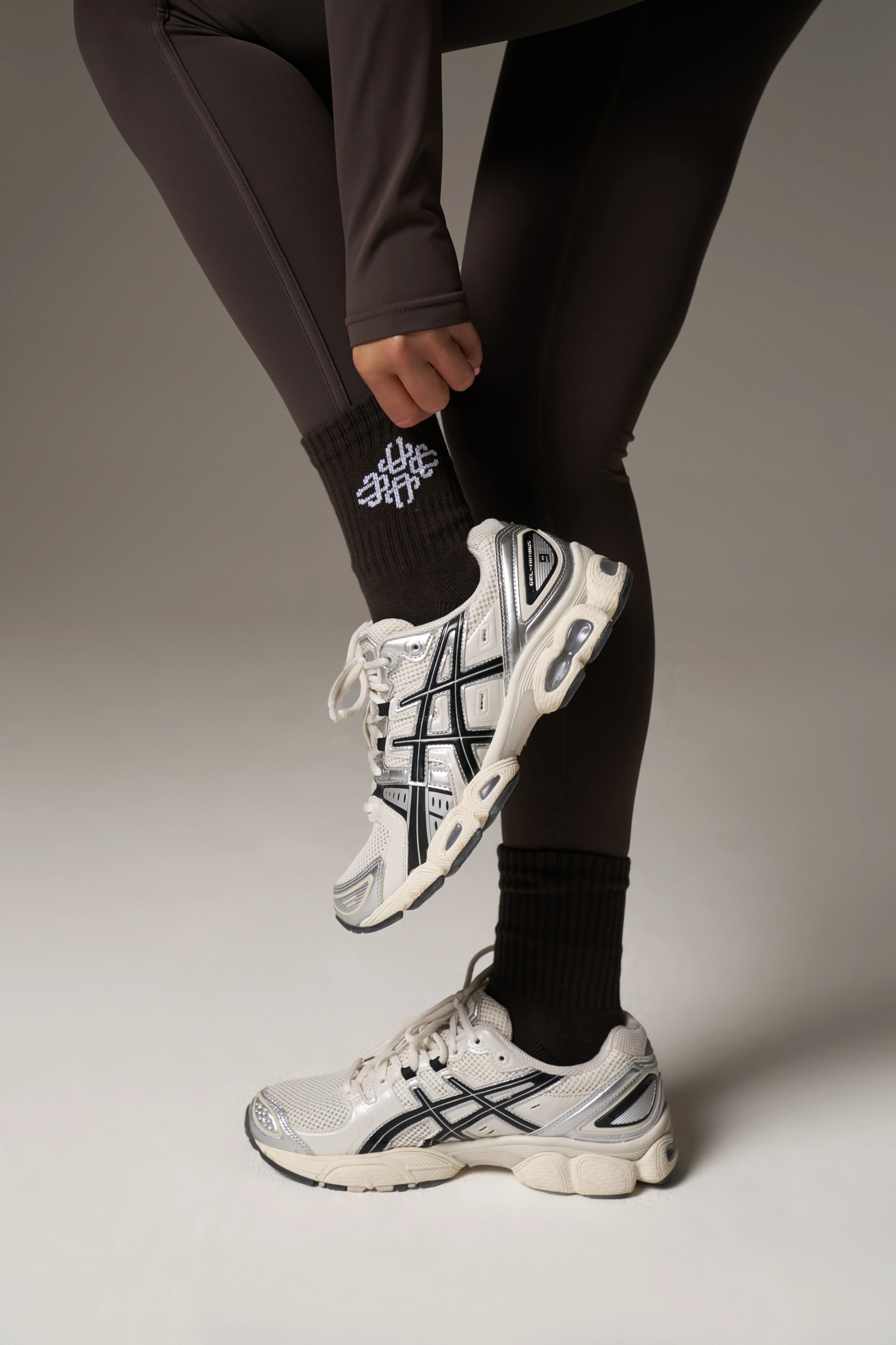 EMBLEM SPORT SOCK - CHOCOLATE