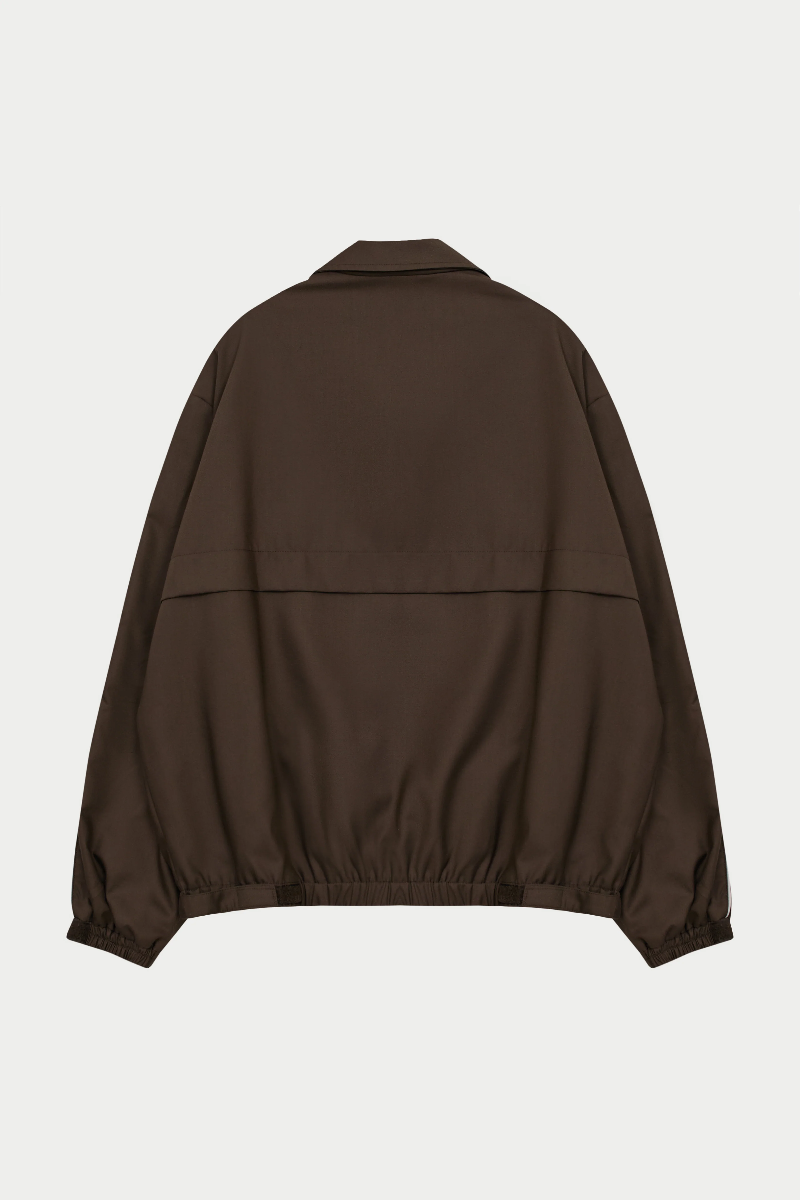SMART PIPED TRACK JACKET - BROWN