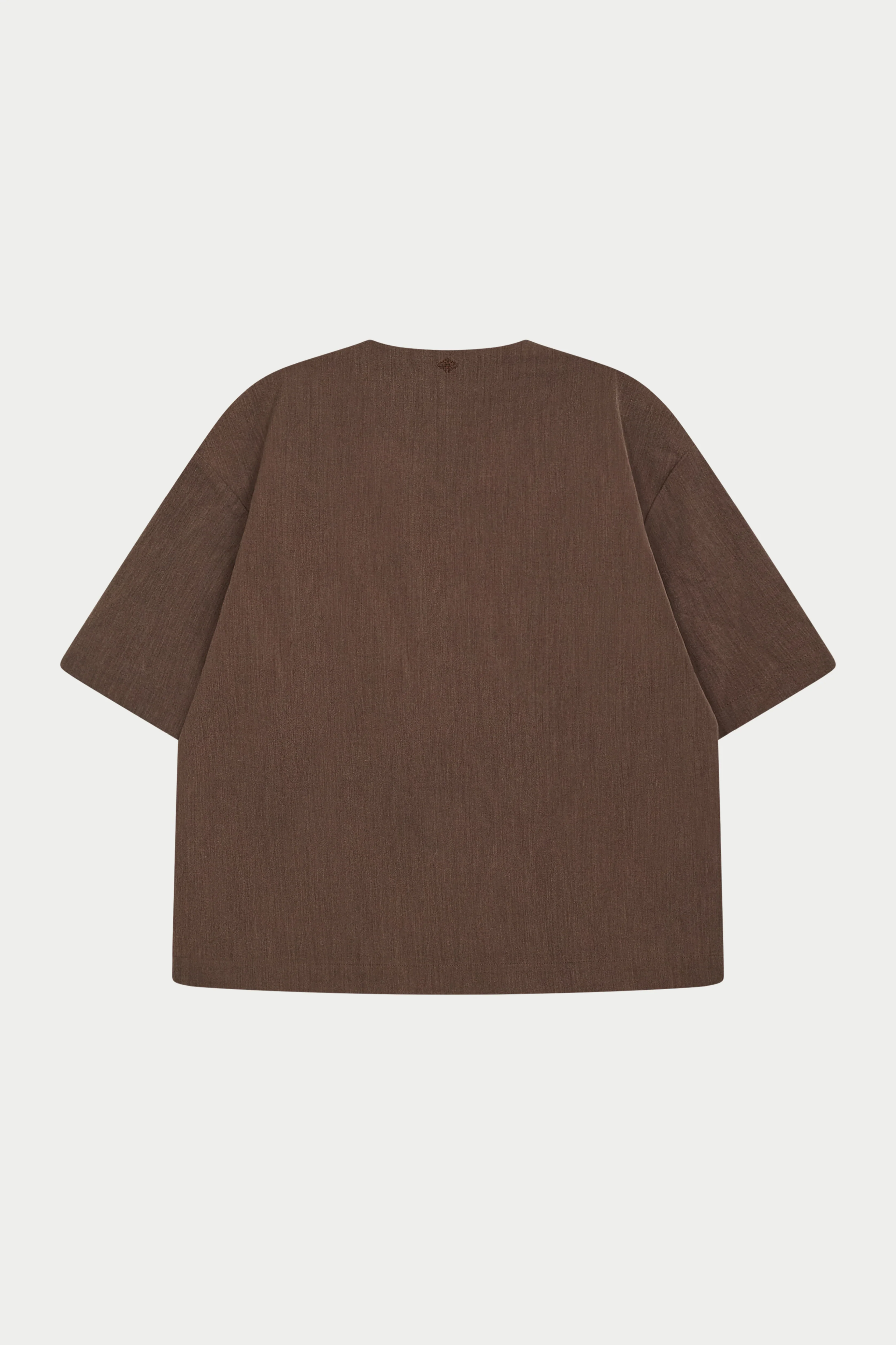 SMART WOVEN SHIRT - BROWN