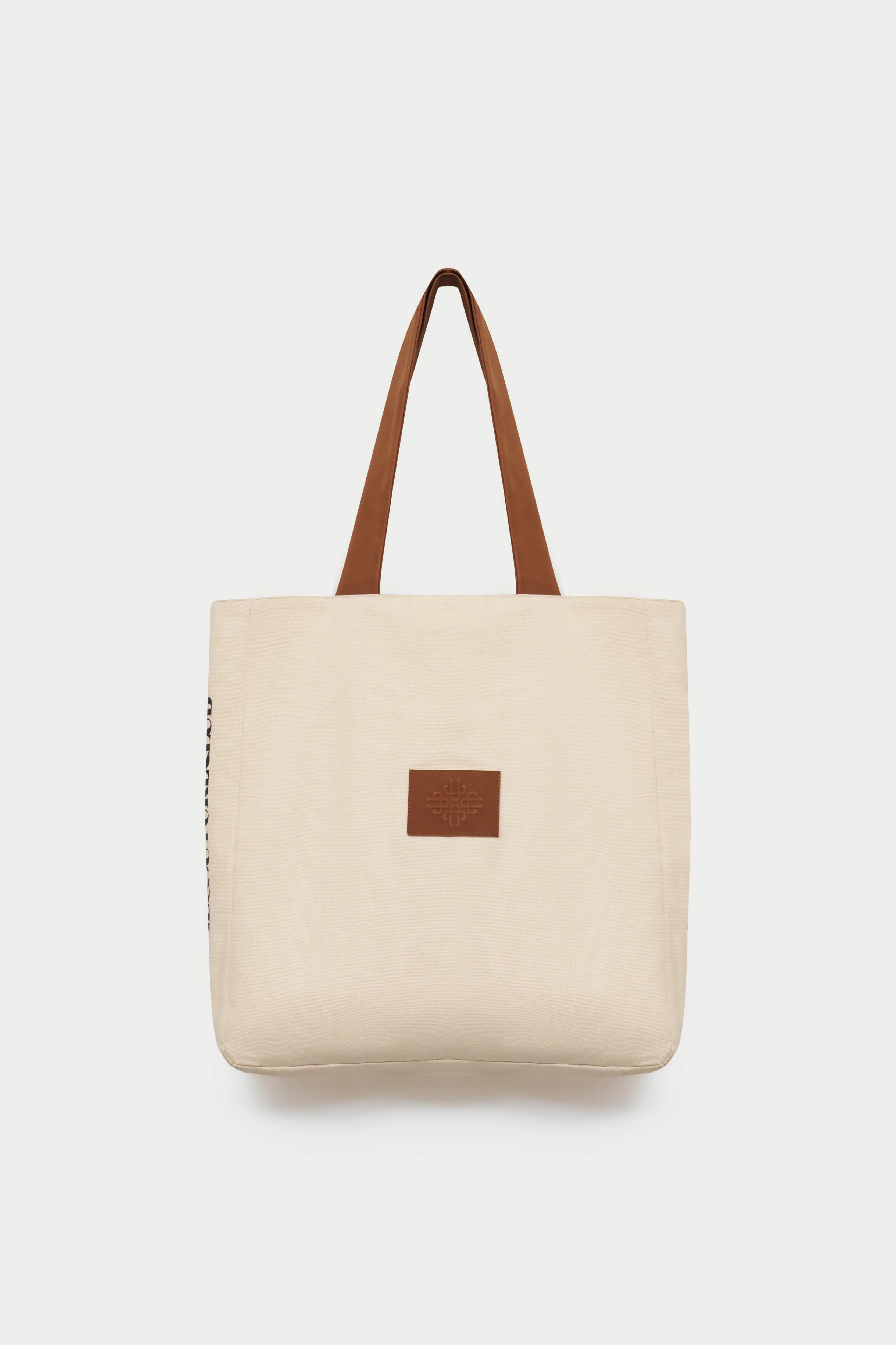 FAUX SUEDE STRAP TOTE BAG - TAN
