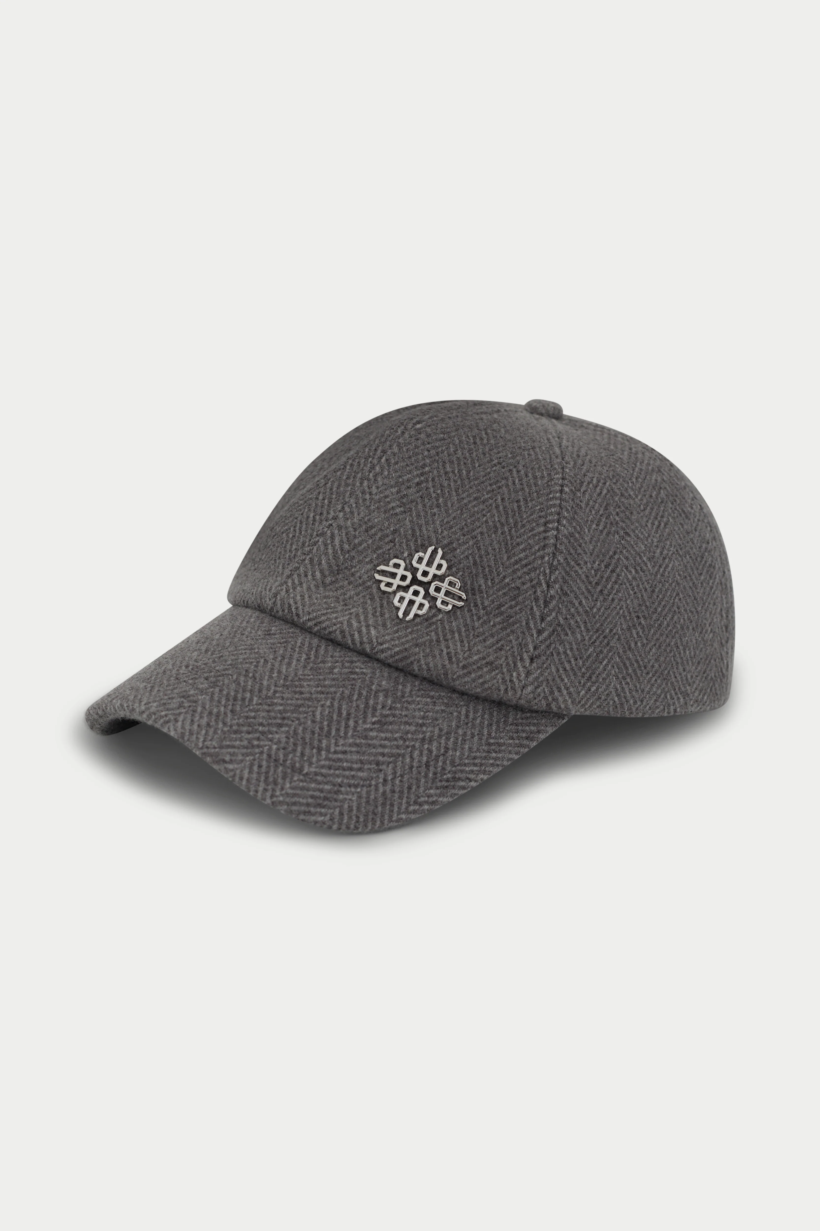 HERRINGBONE CAP - GREY