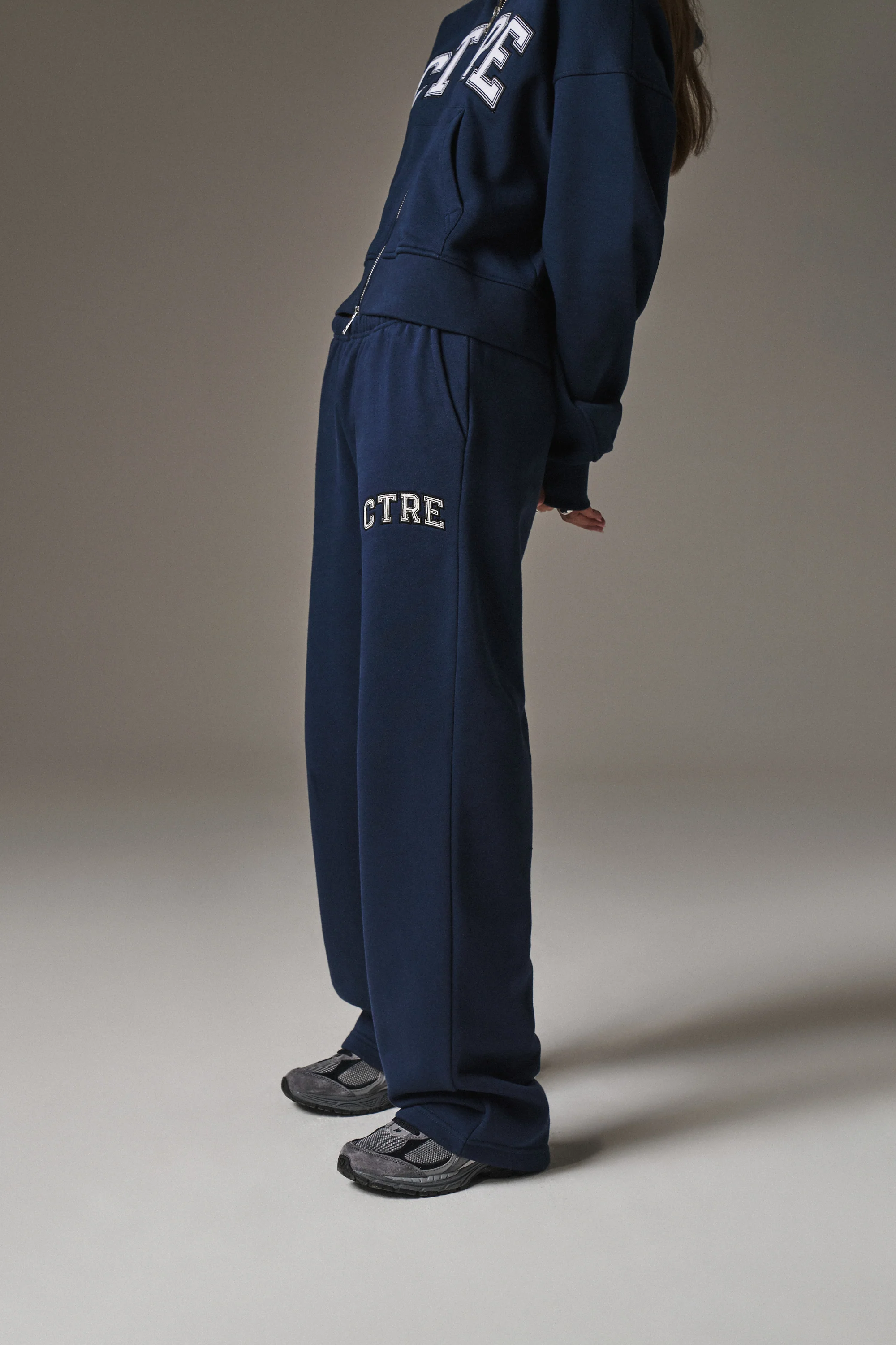 CTRE WIDE LEG JOGGERS - NAVY