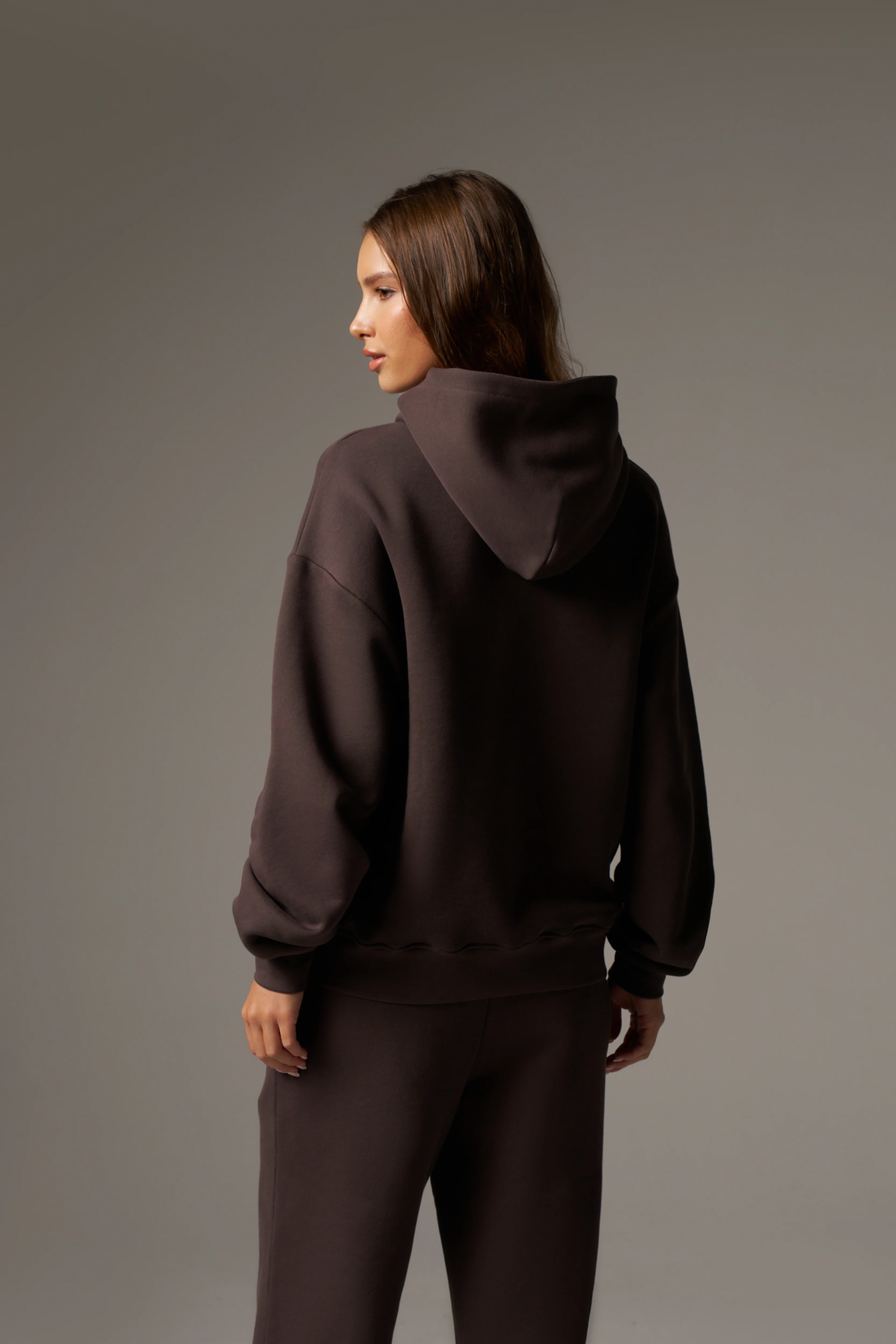 CTRE RELAXED HOODIE - BROWN