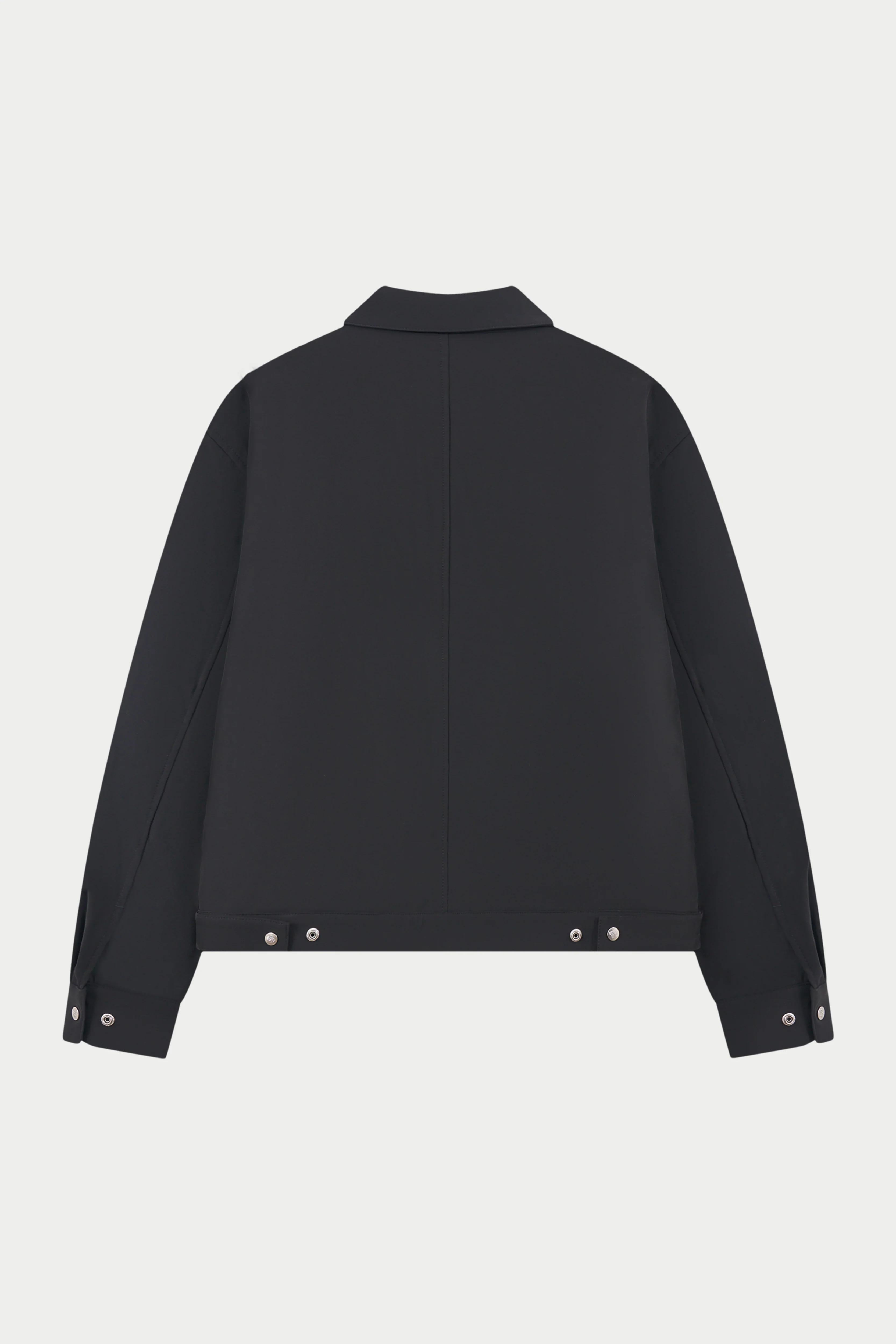TECHNICAL ZIP THROUGH JACKET - BLACK