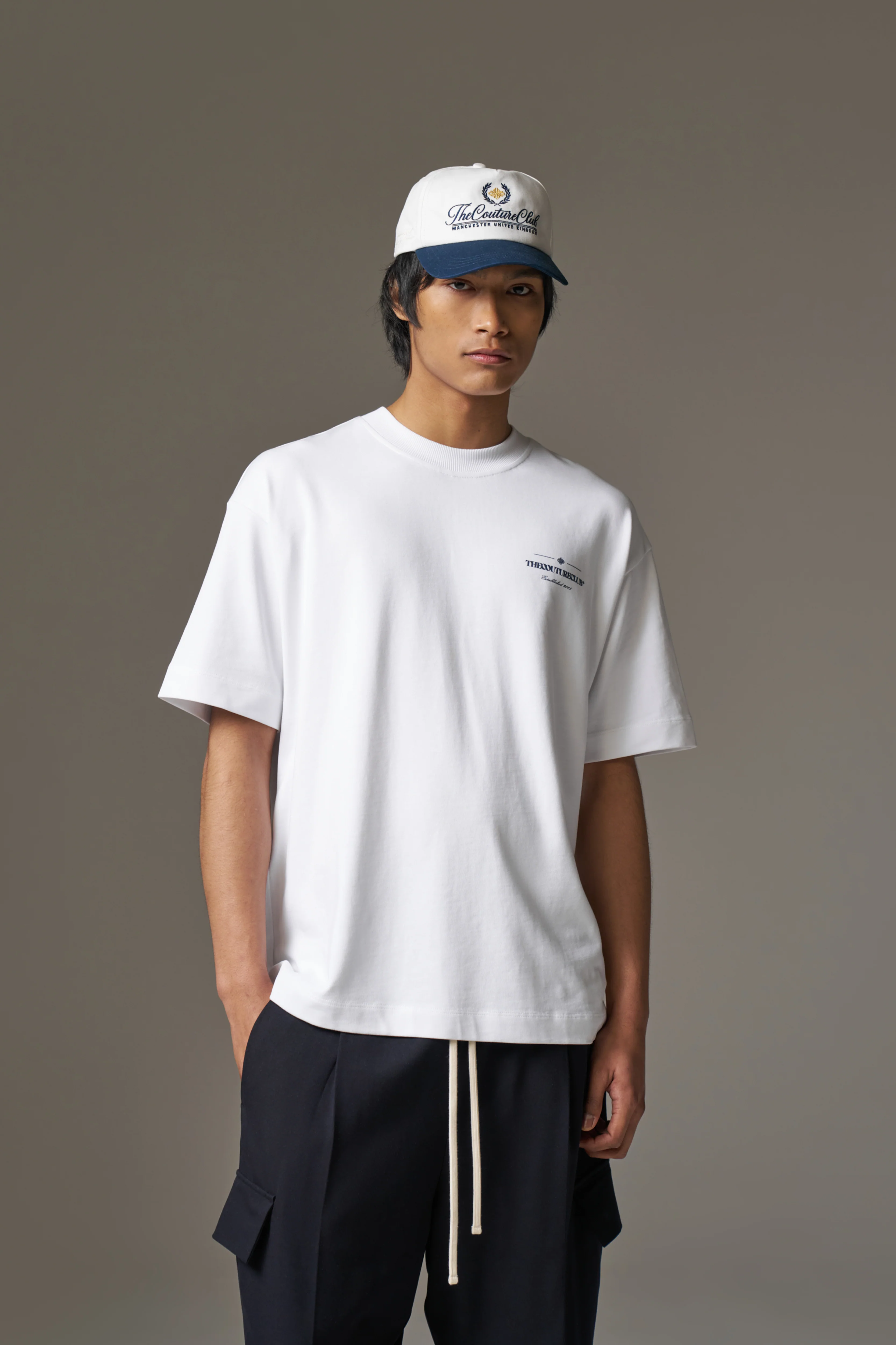 COPYRIGHT MULTI GRAPHIC T-SHIRT - NAVY