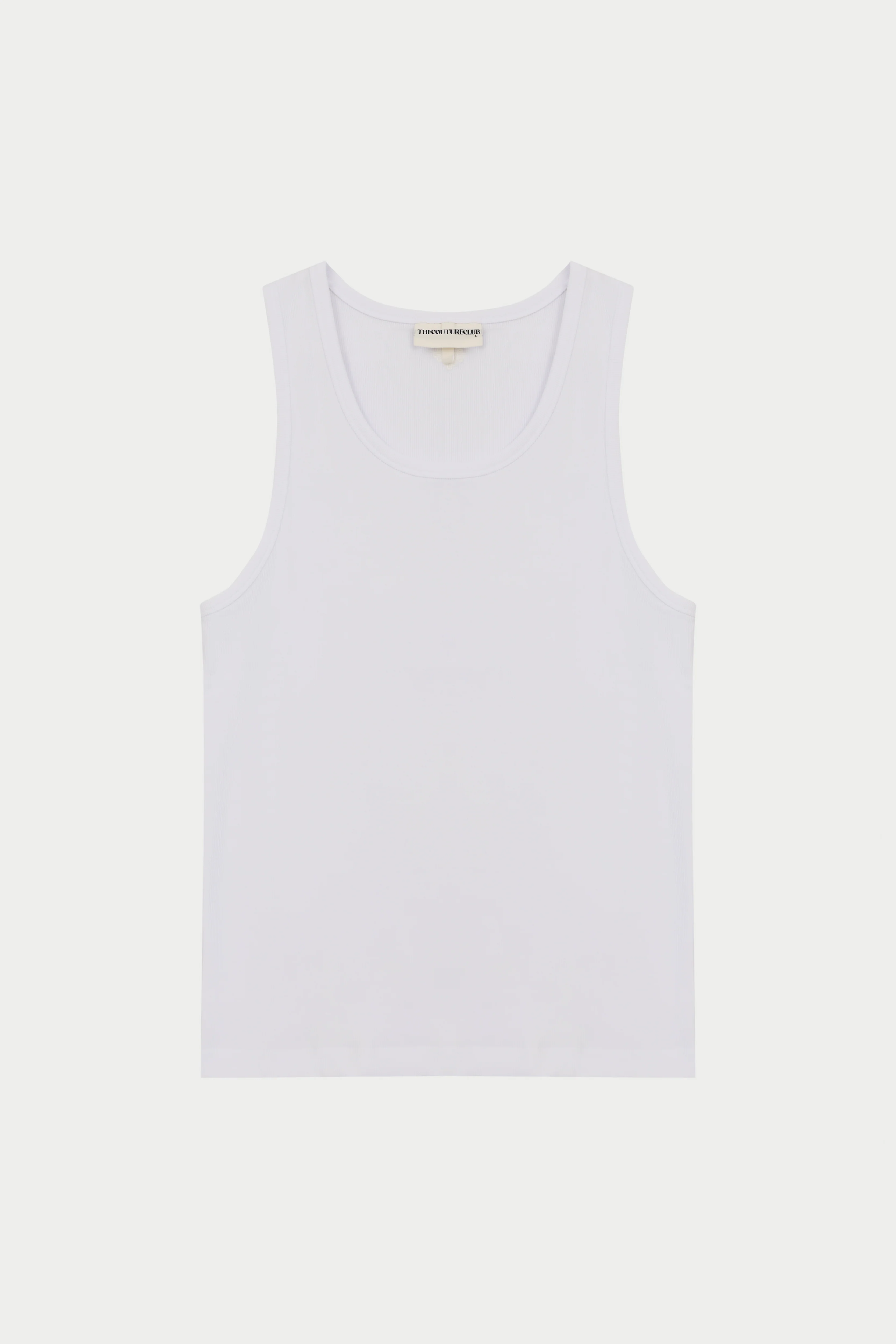 RIBBED VEST - WHITE