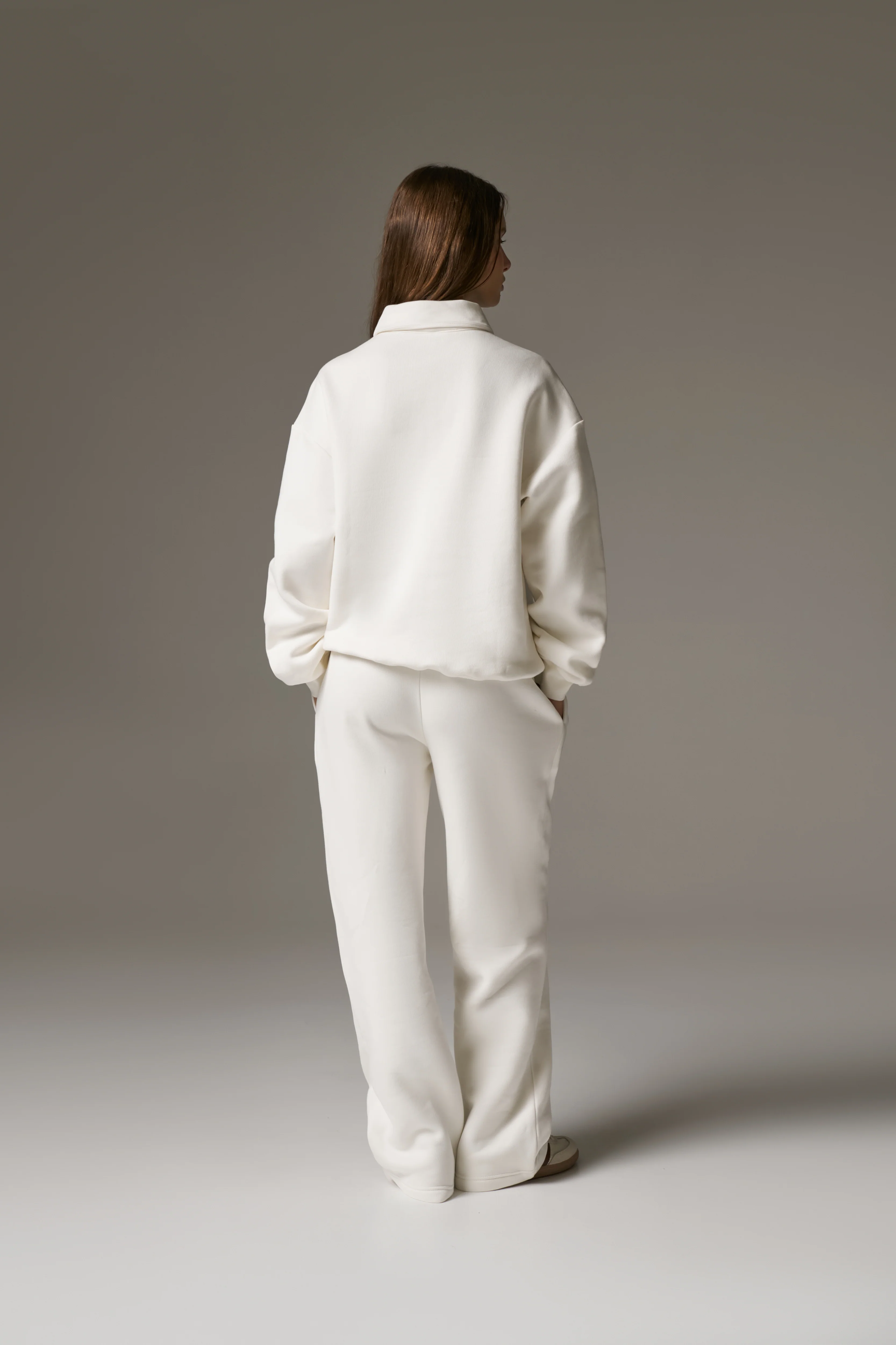 CTRE STRAIGHT LEG JOGGERS - OFF WHITE