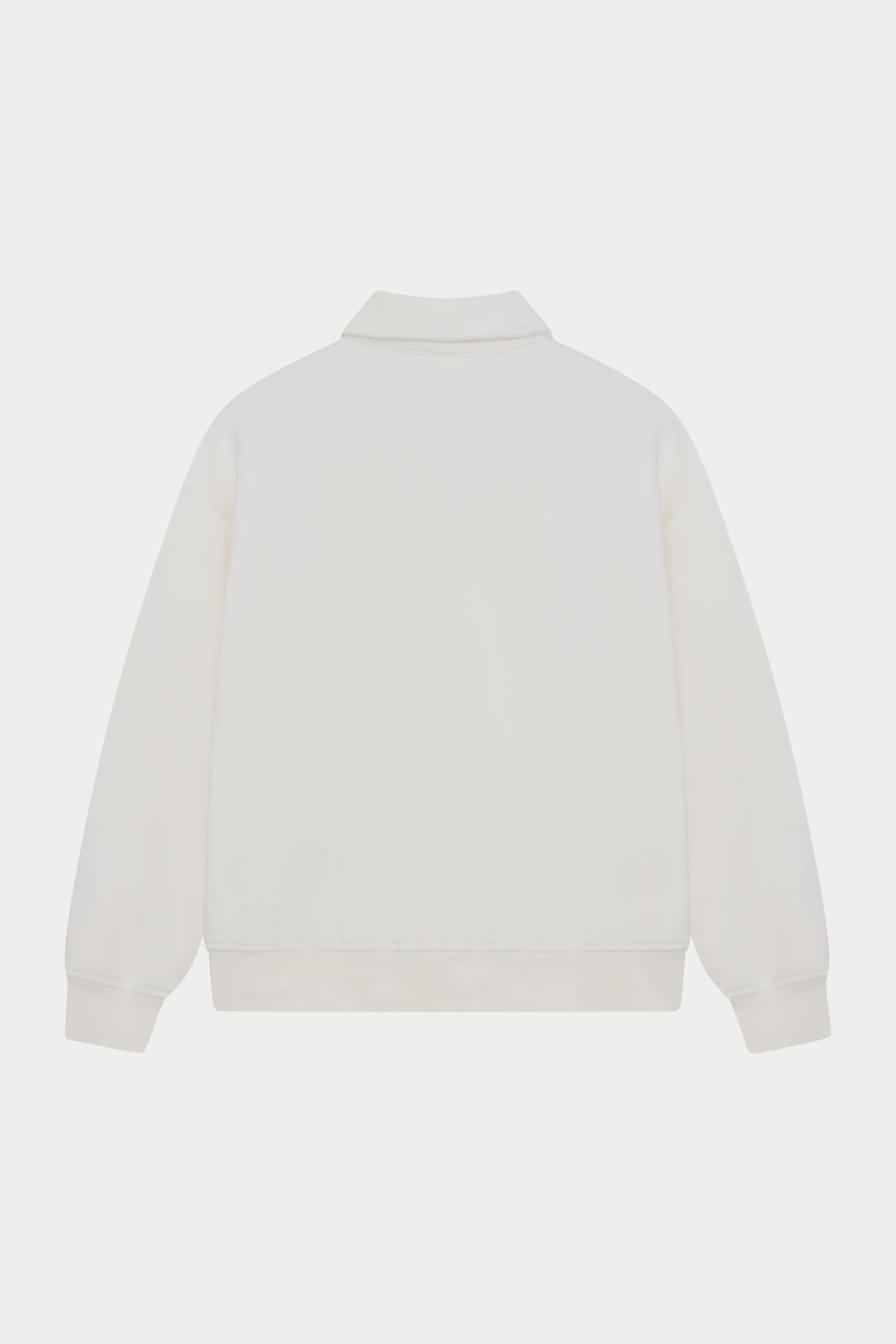 CTRE BUTTON THROUGH POLO - OFF WHITE