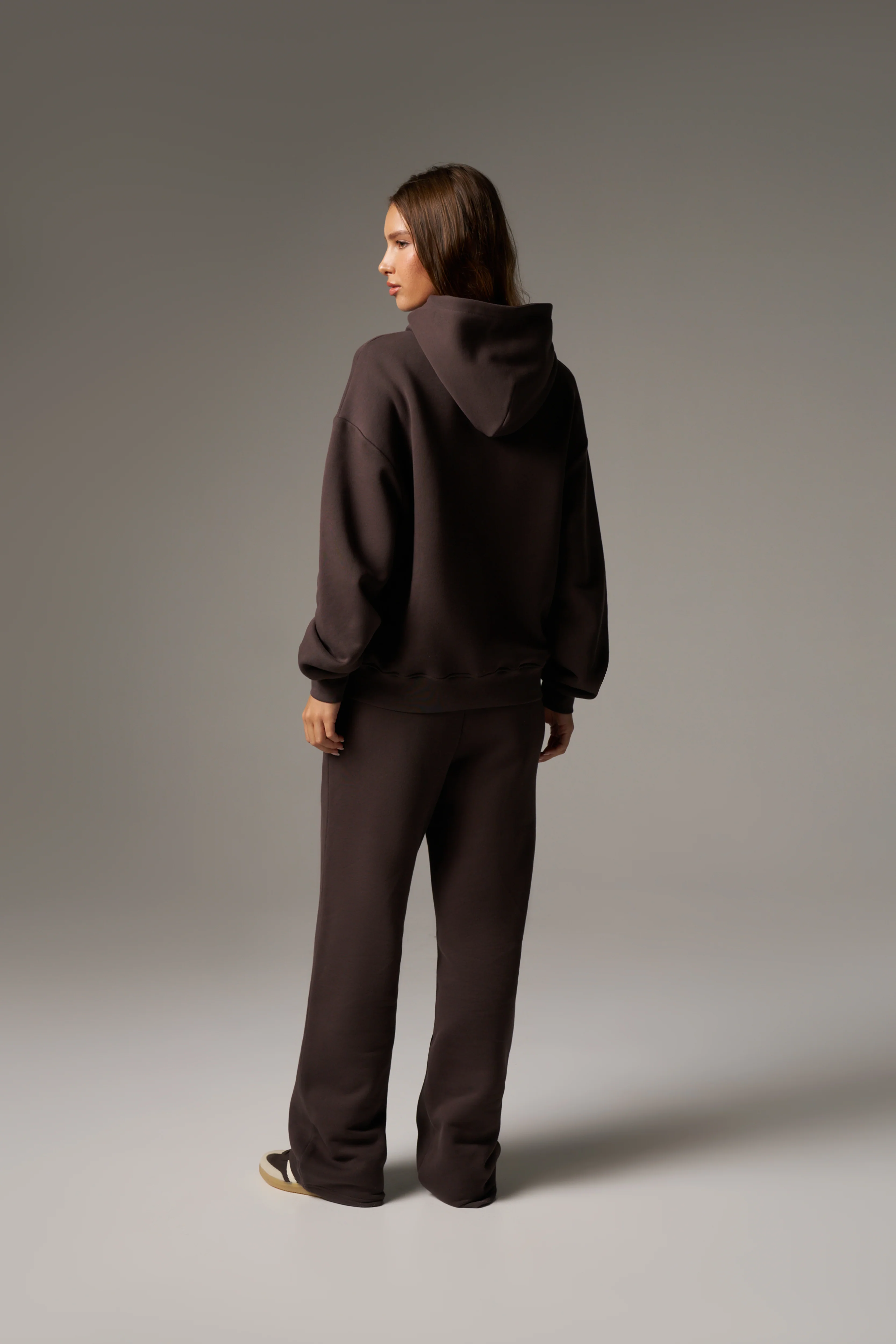 CTRE RELAXED HOODIE - BROWN