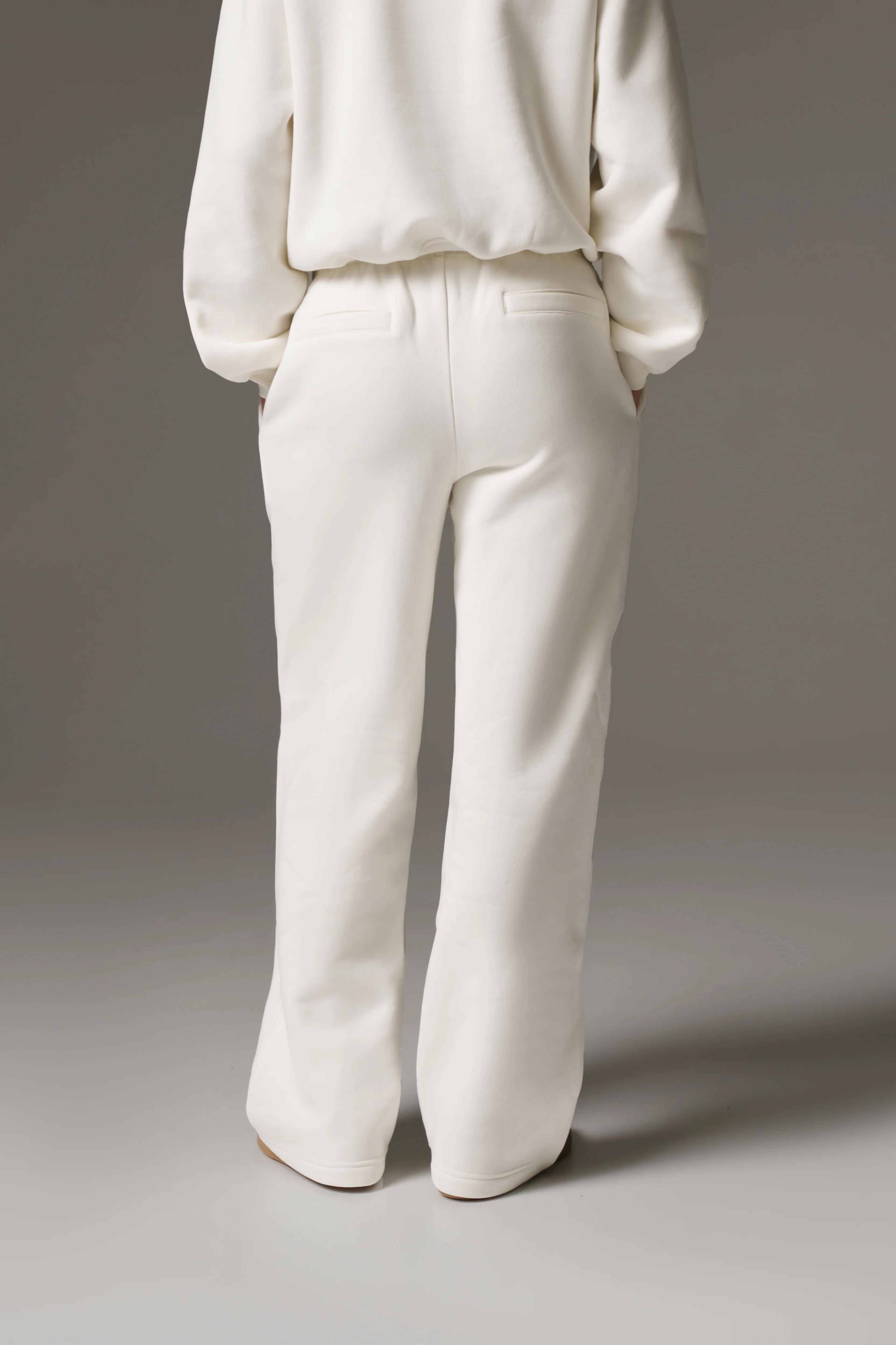 CTRE STRAIGHT LEG JOGGERS - OFF WHITE