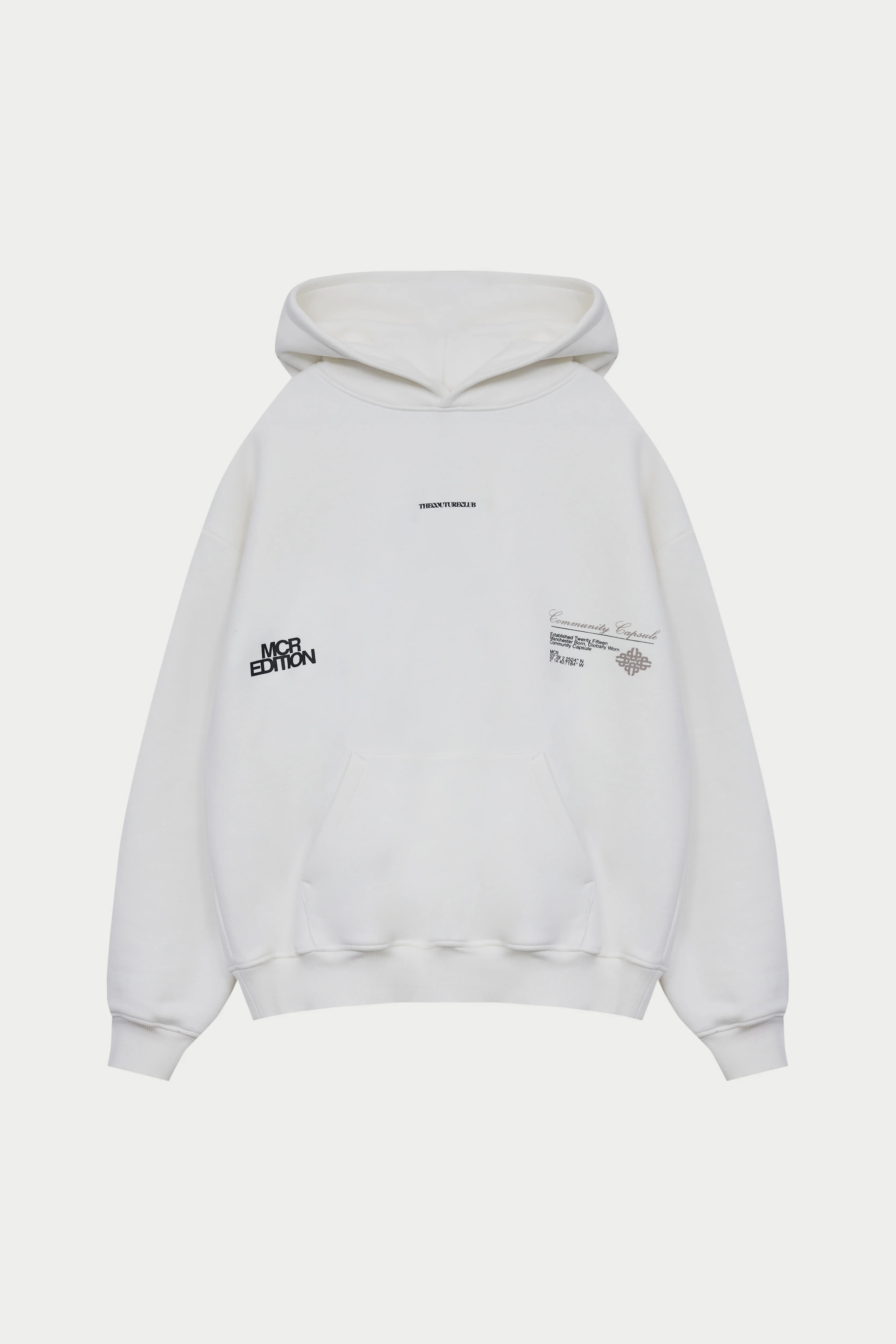 COMMUNITY CAPSULE HOODIE - OFF WHITE