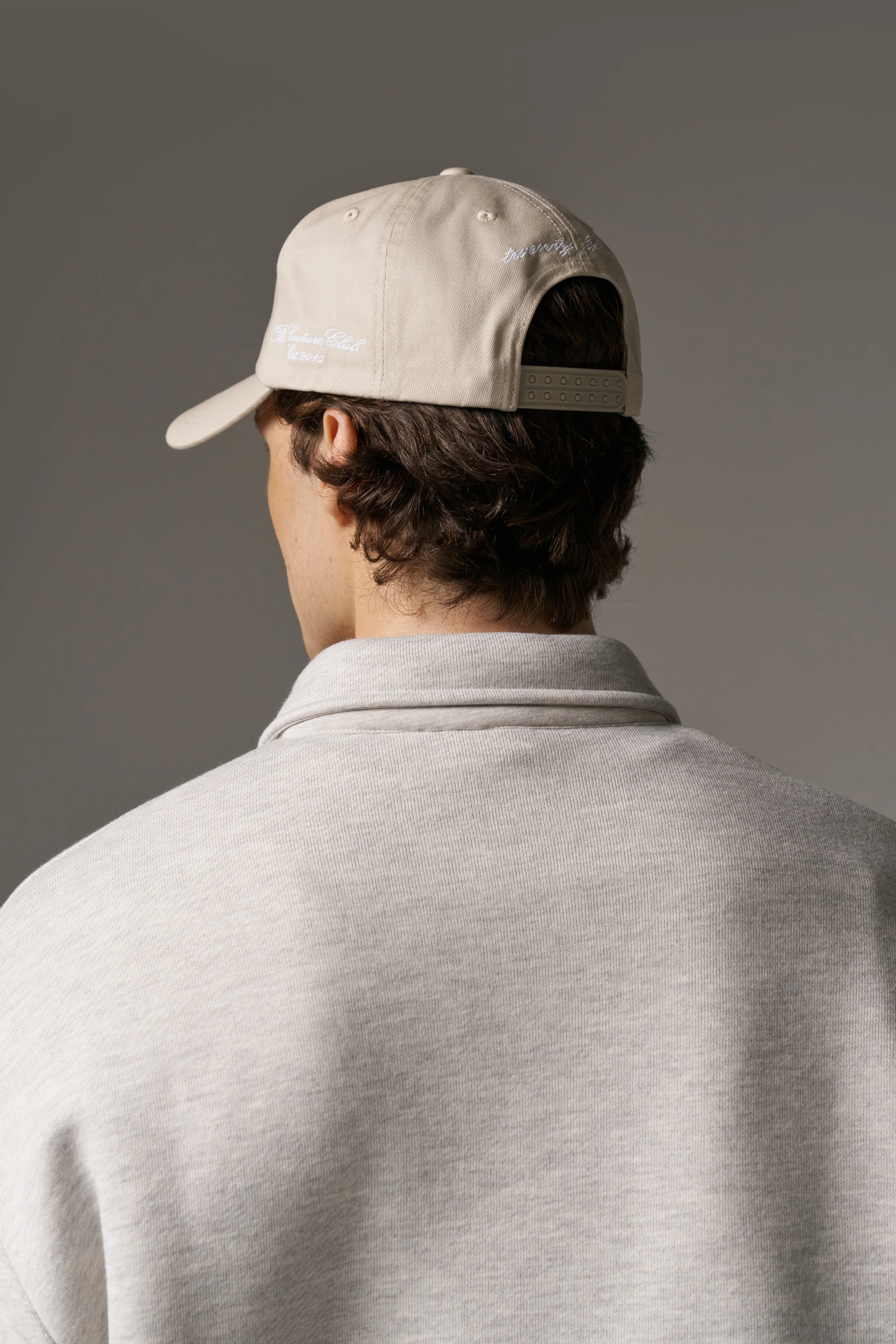 MONOGRAM EMBLEM CAP - BEIGE