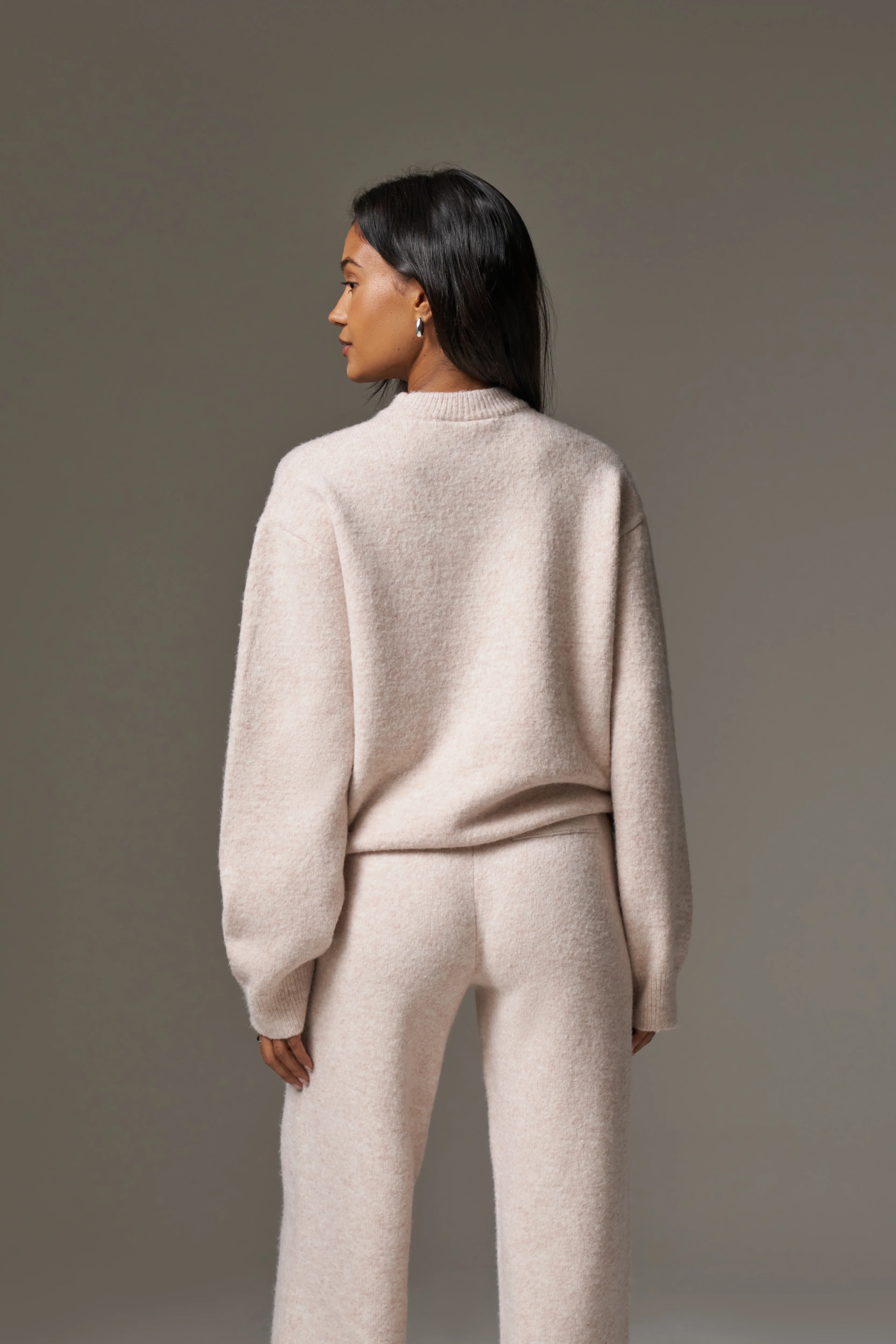 CTRE KNITTED SWEATSHIRT - PINK