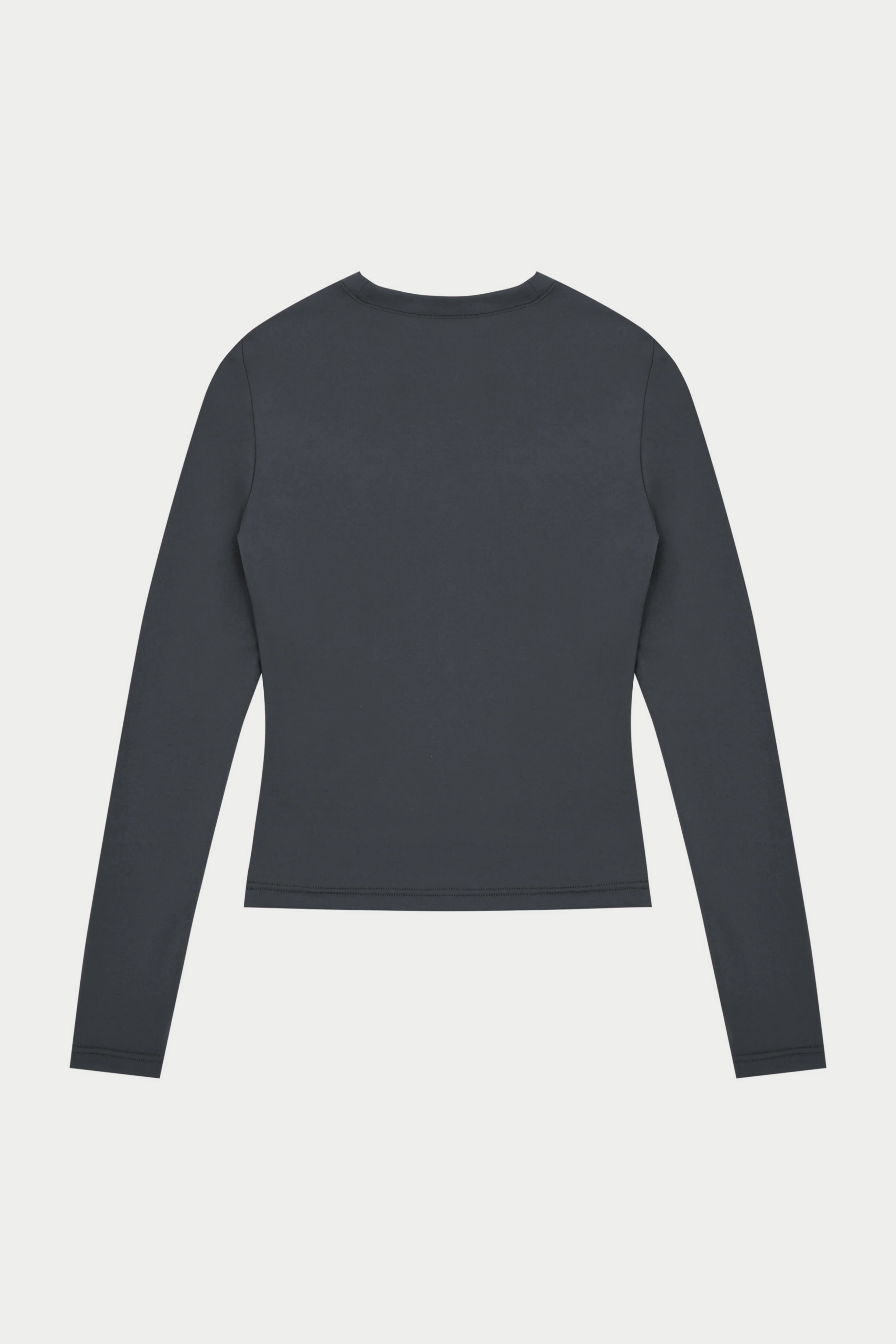 SCULPTING STRETCH LONG SLEEVE TOP - MIDNIGHT GREY
