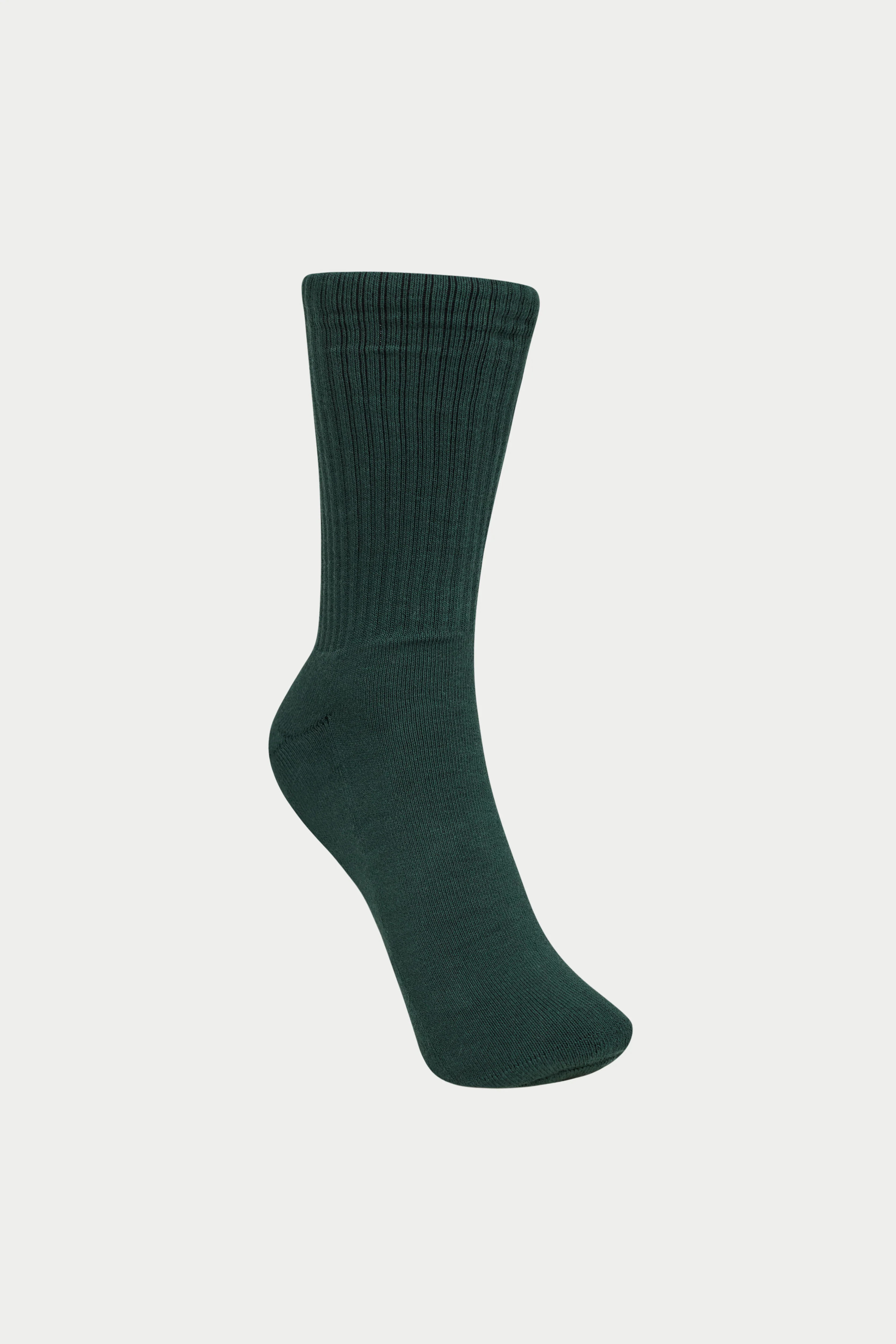 REVERSE EMBLEM COPYRIGHT SOCKS - FOREST GREEN
