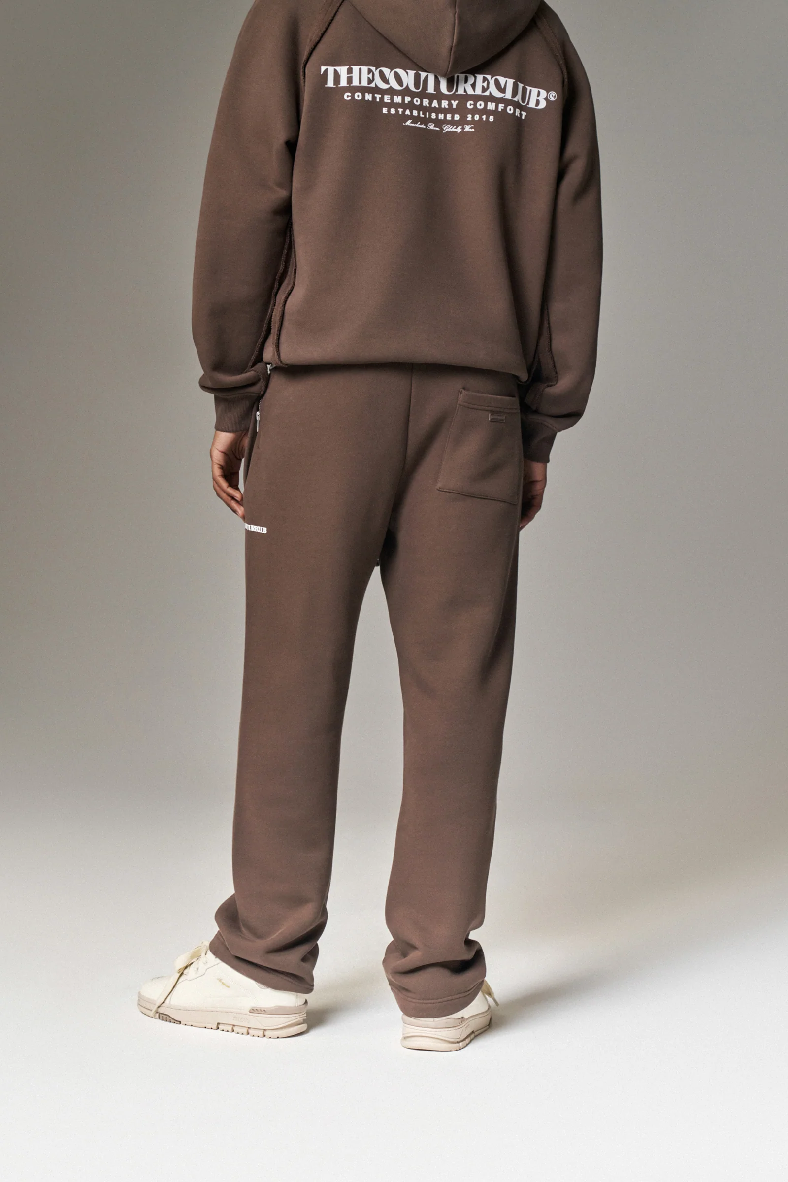 COPYRIGHT STRAIGHT LEG JOGGERS - BROWN