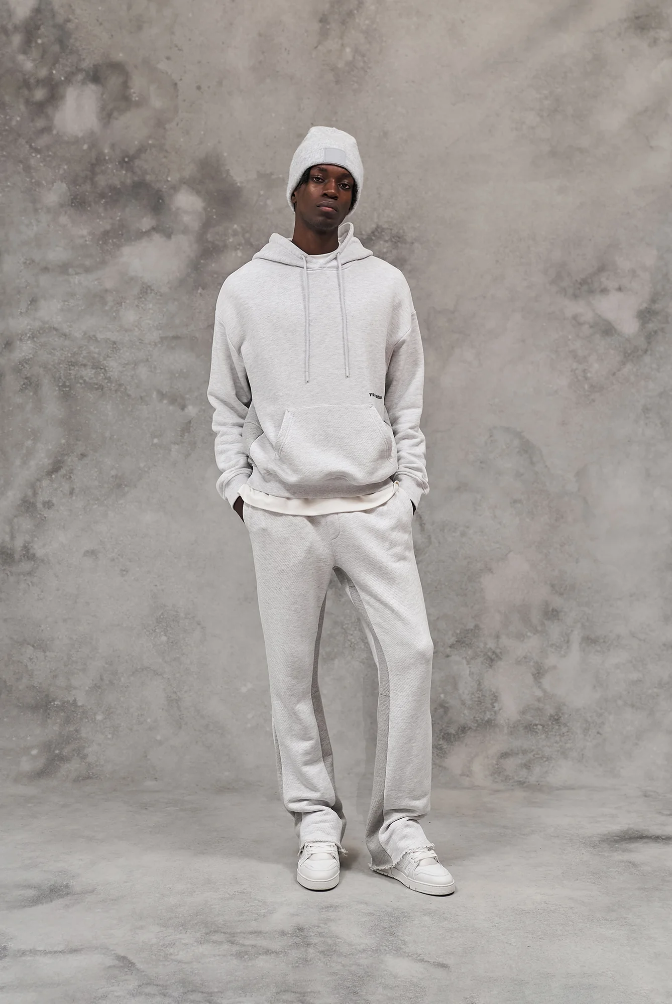DESIGN DEPARTMENT PANEL JOGGERS - GREY MARL