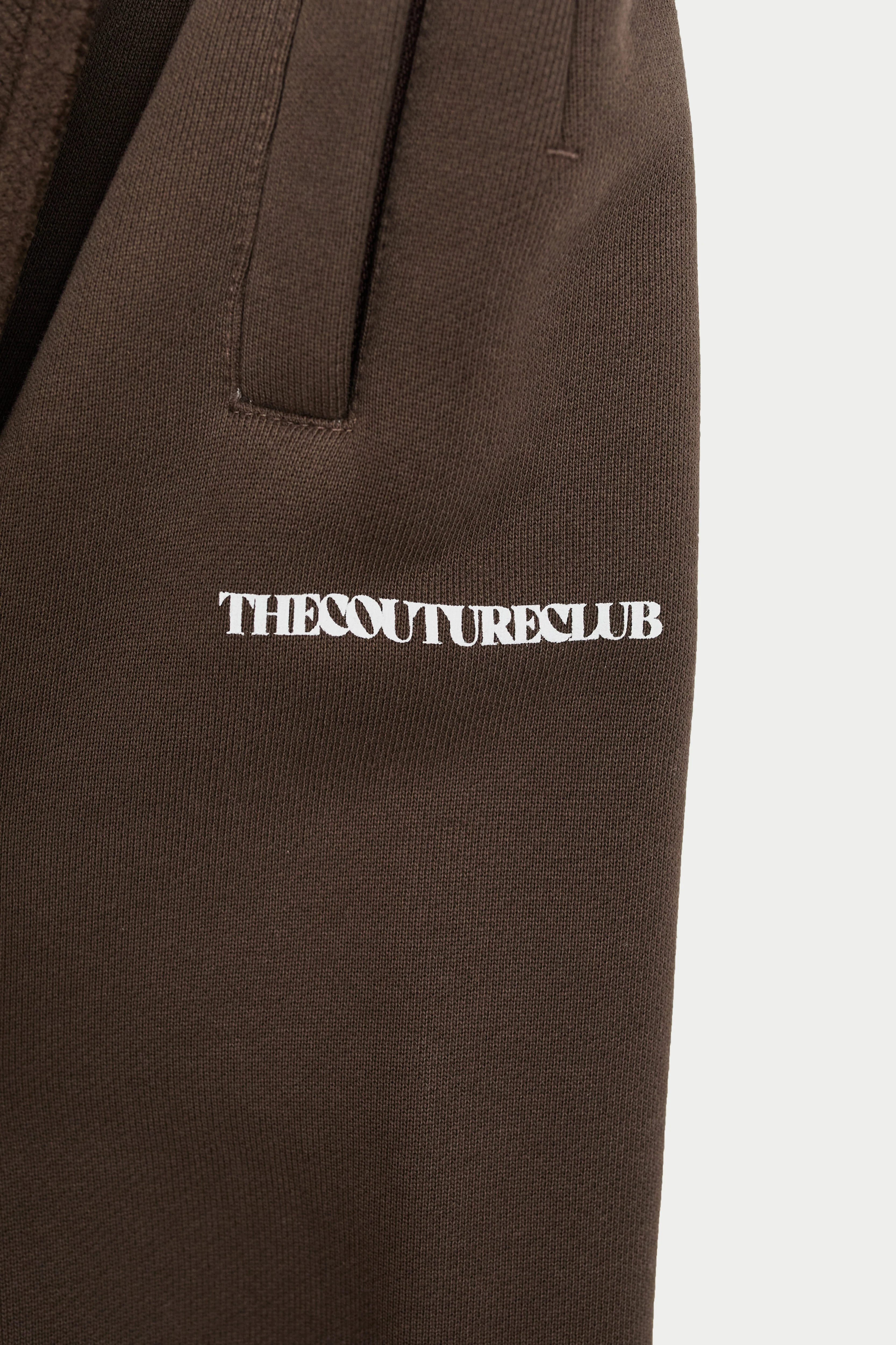 COPYRIGHT STRAIGHT LEG JOGGERS - BROWN