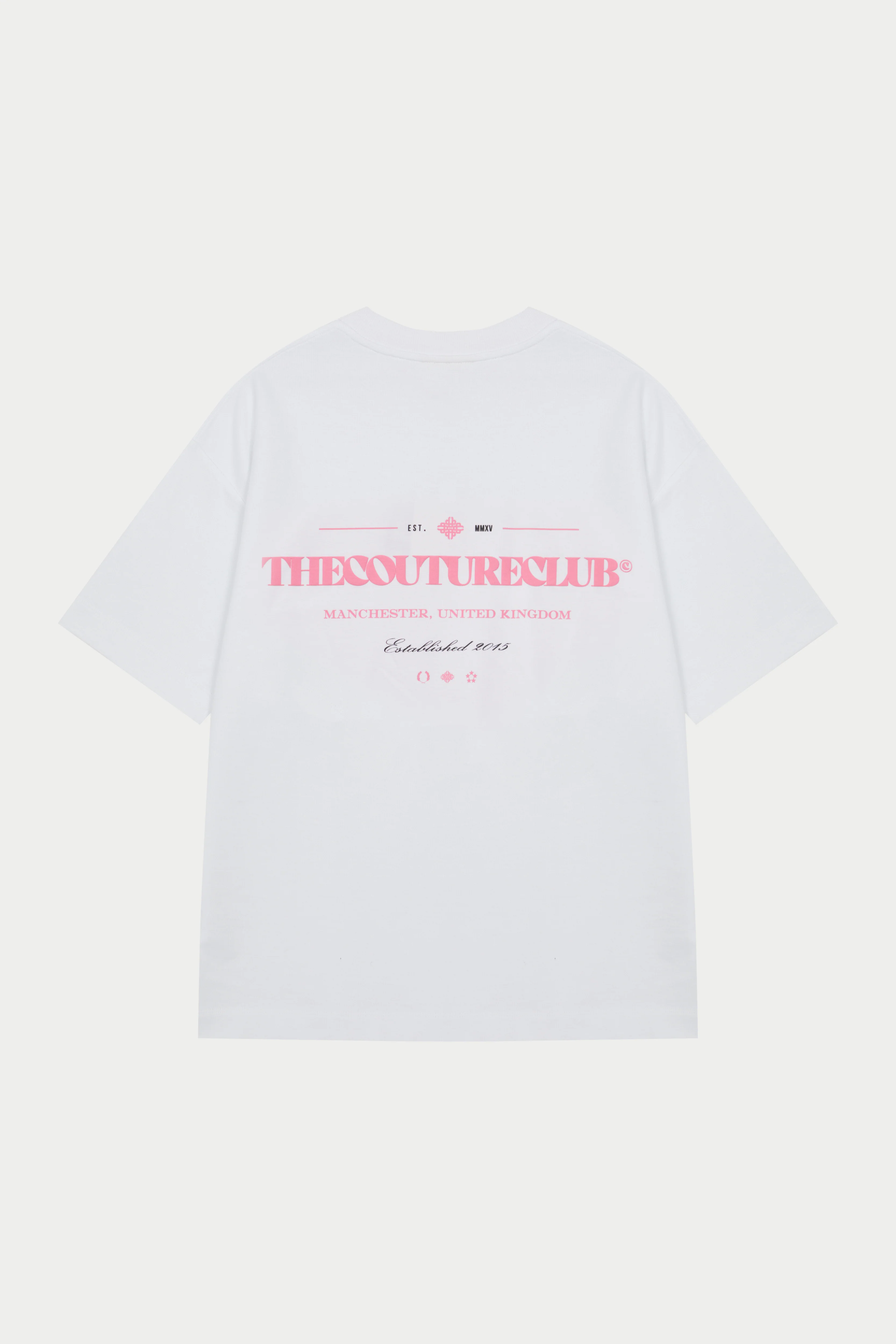 COPYRIGHT MULTI GRAPHIC T-SHIRT - PINK