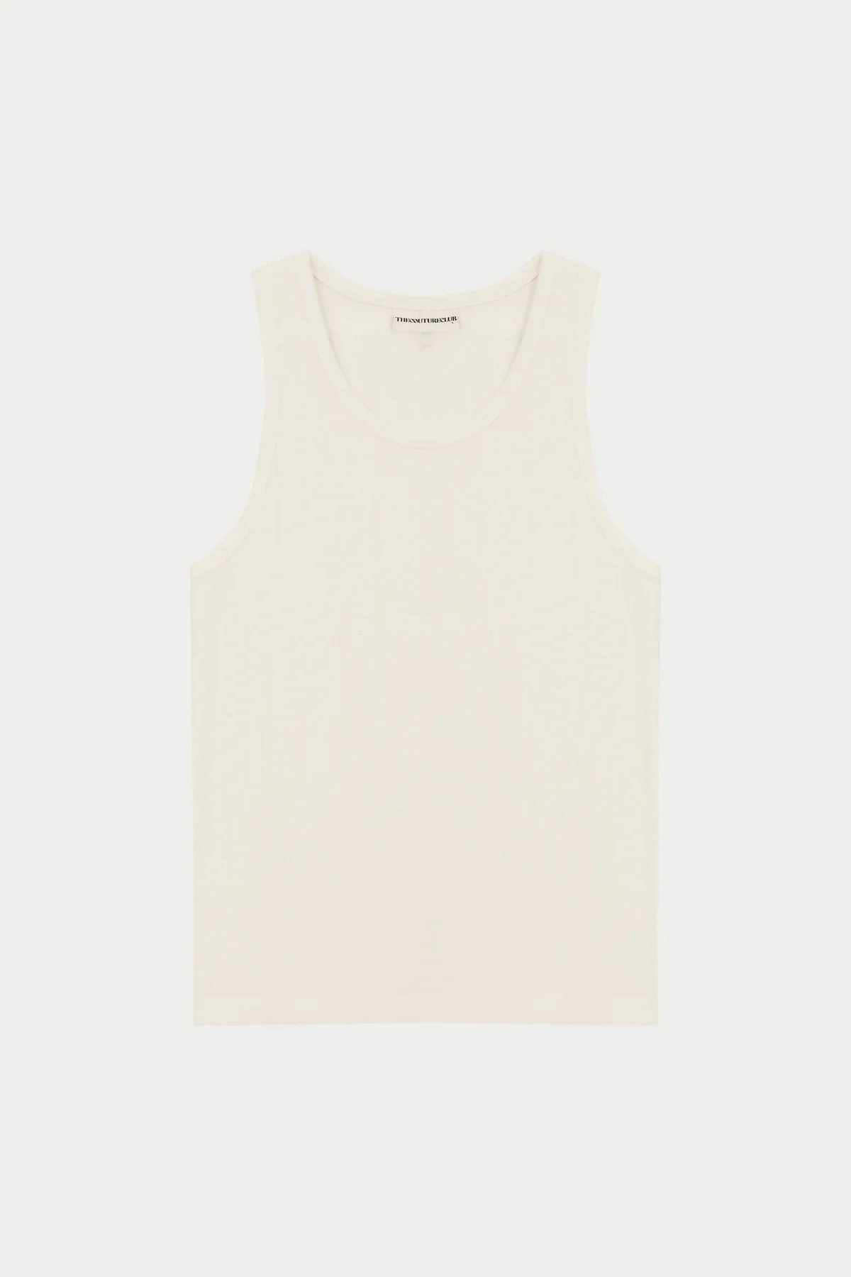 RIBBED VEST - OFF WHITE