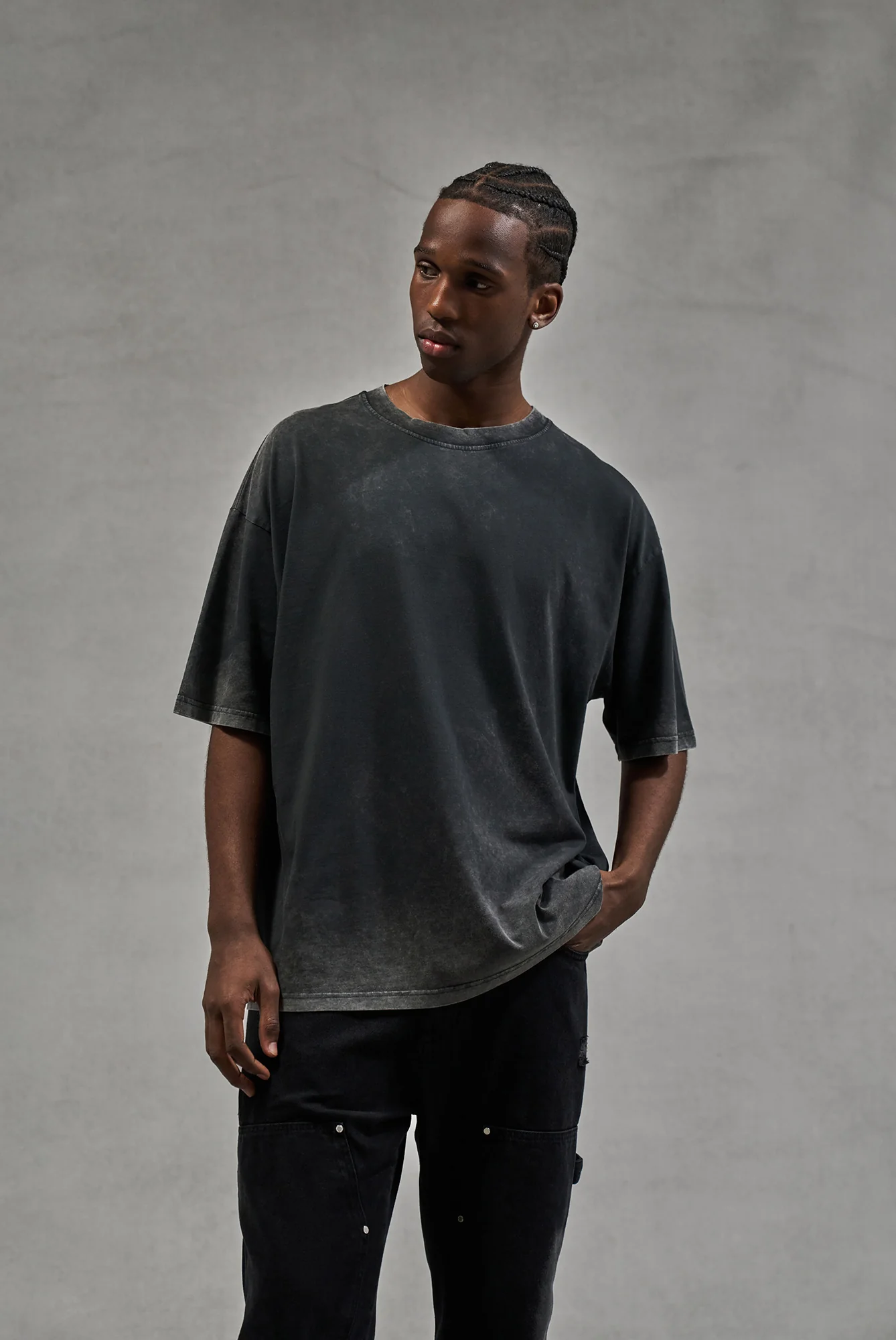 UNBRANDED RELAXED T-SHIRT - ACID WASH