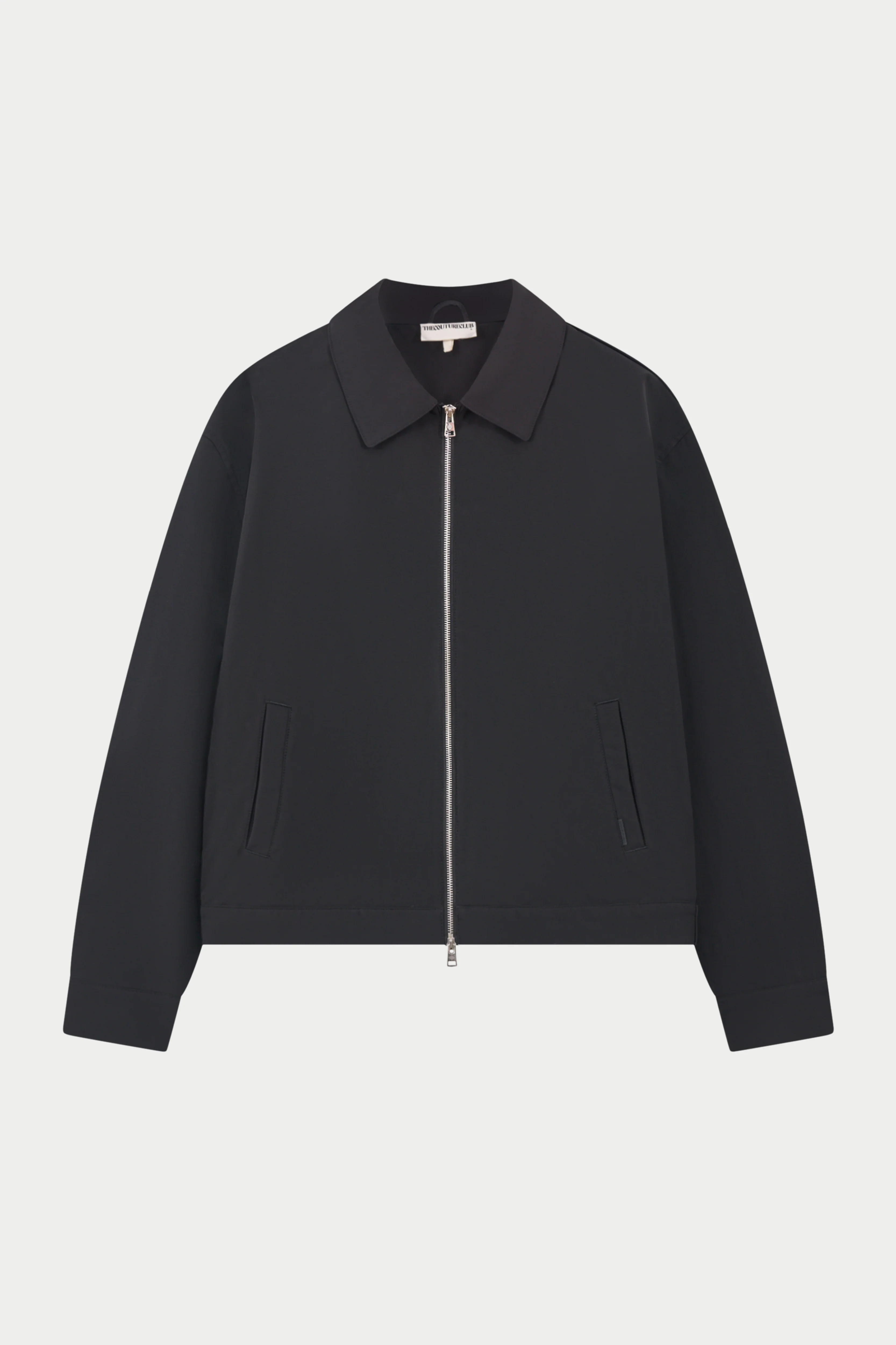 TECHNICAL ZIP THROUGH JACKET - BLACK