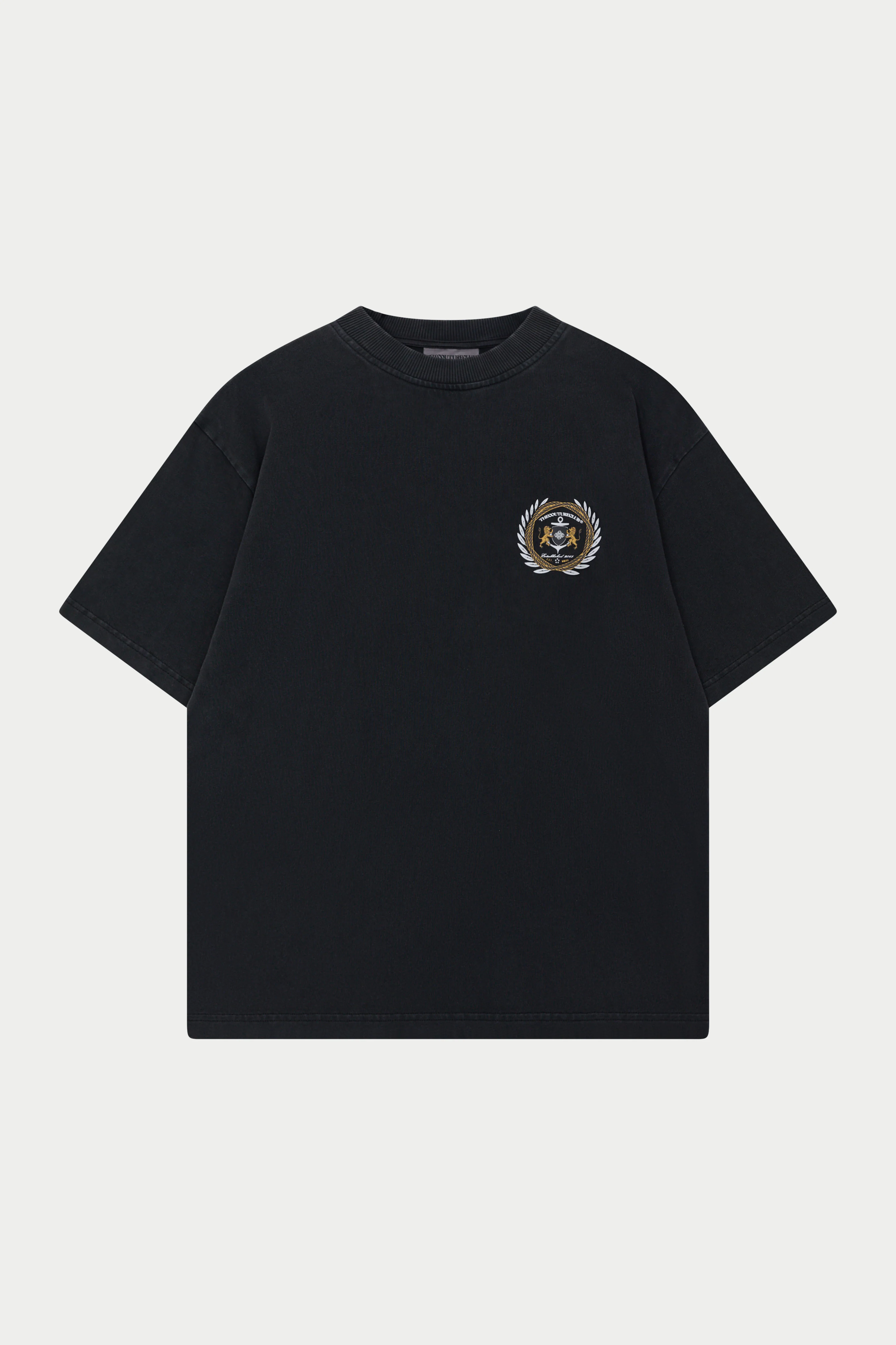 YACHT CLUB GRAPHIC T-SHIRT - WASHED BLACK