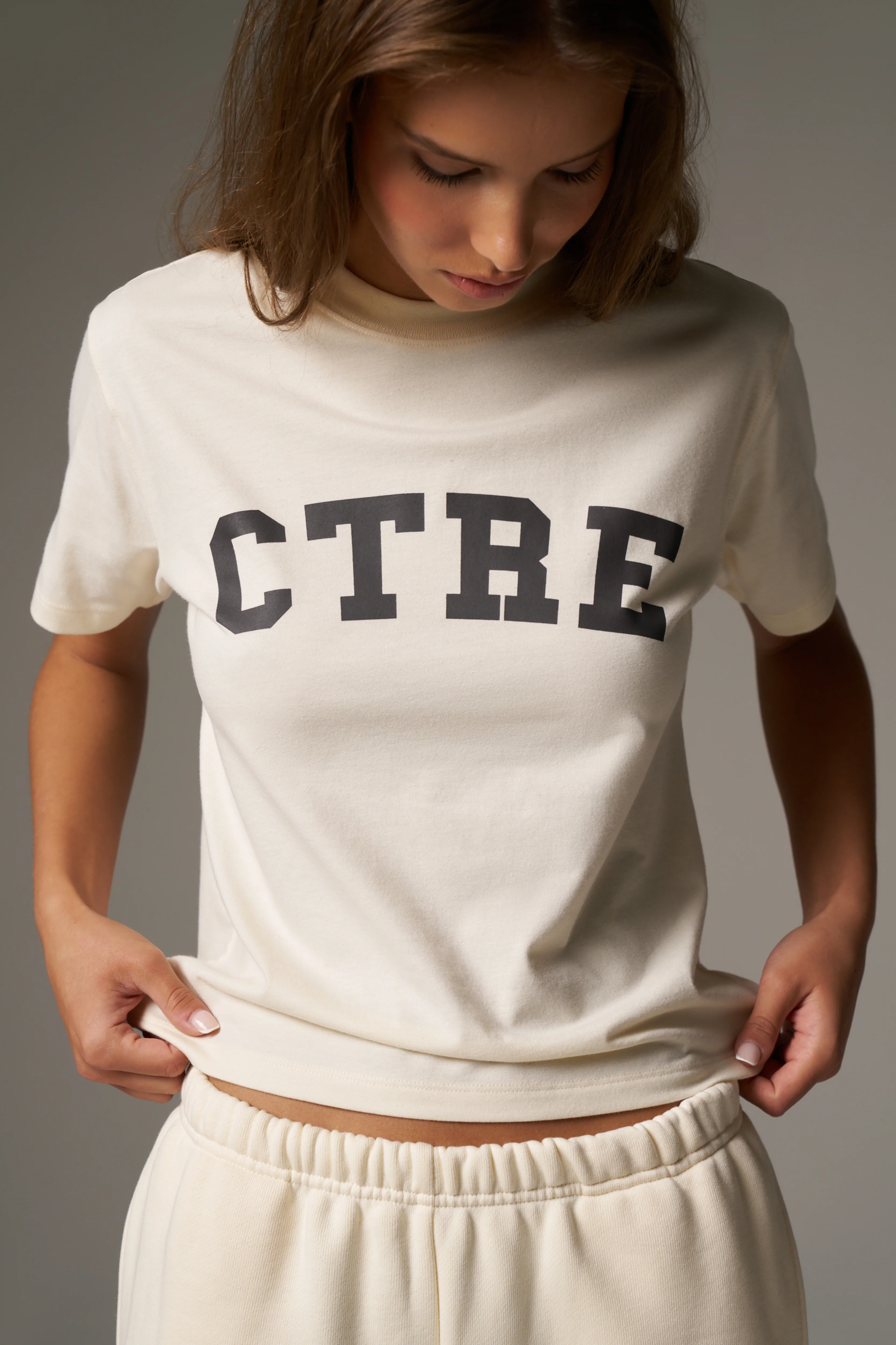 CTRE LIGHTWEIGHT BABY TEE - BUTTERMILK