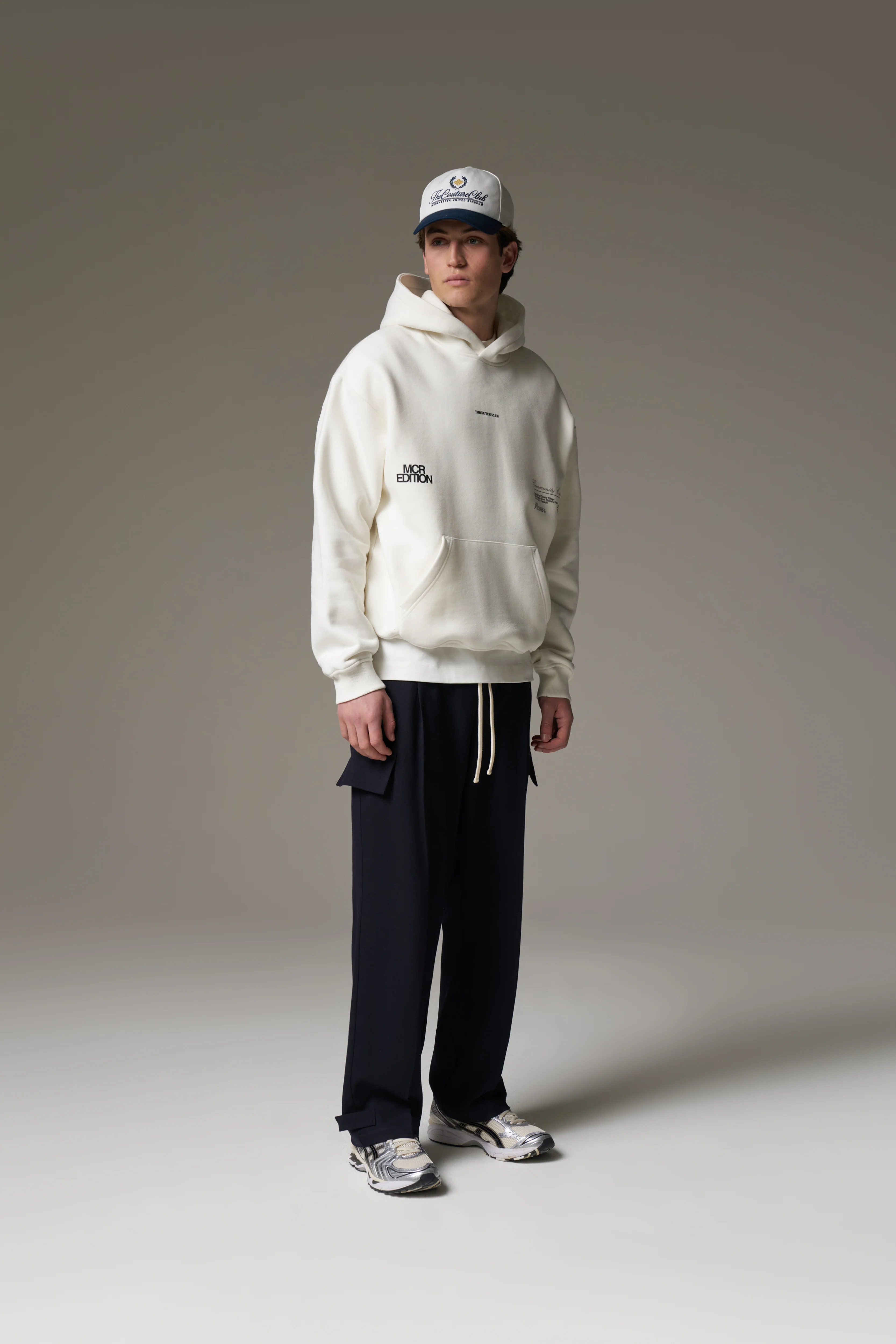 COMMUNITY CAPSULE HOODIE - OFF WHITE