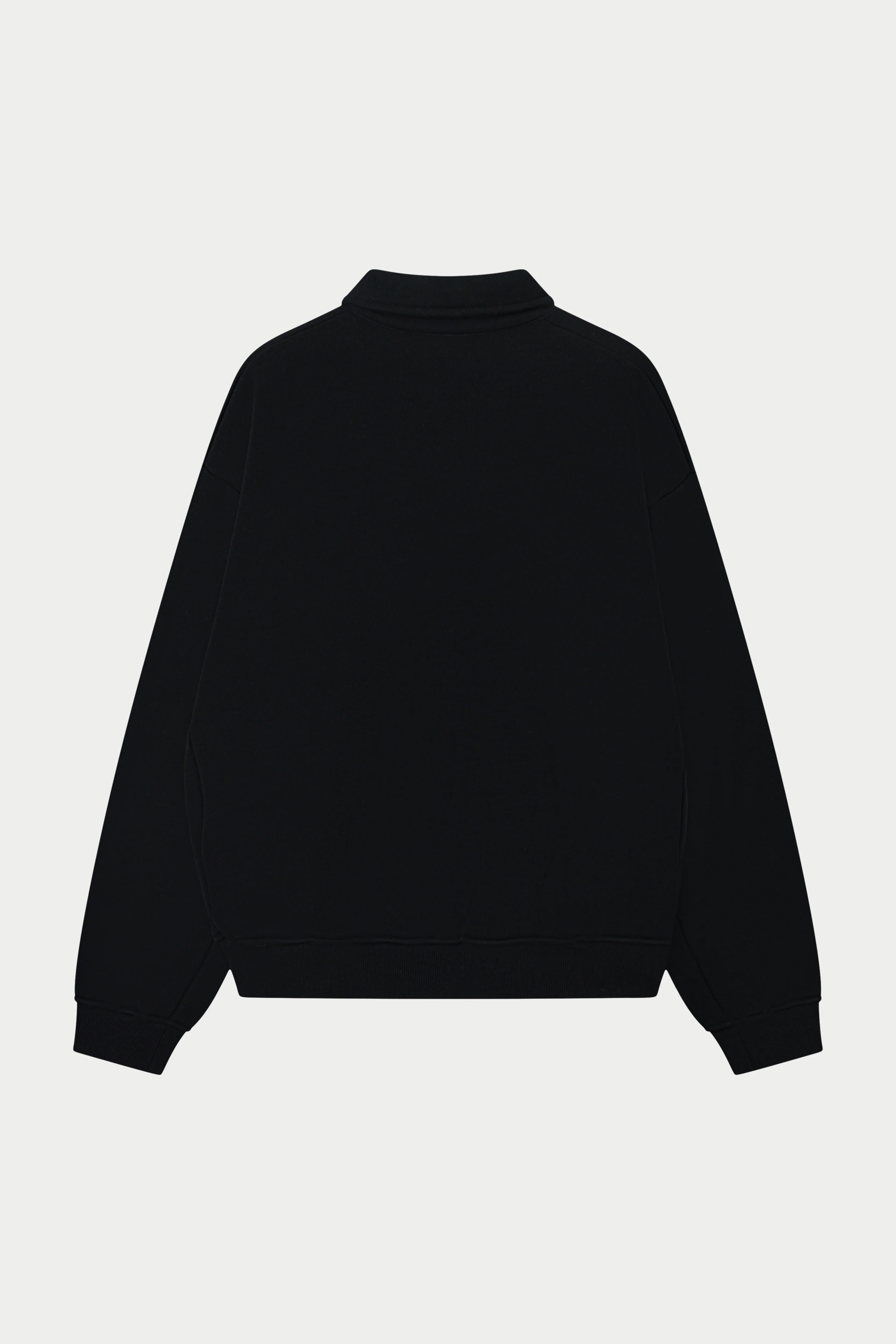 HEAVYWEIGHT MONOGRAM EMBLEM POLO - BLACK