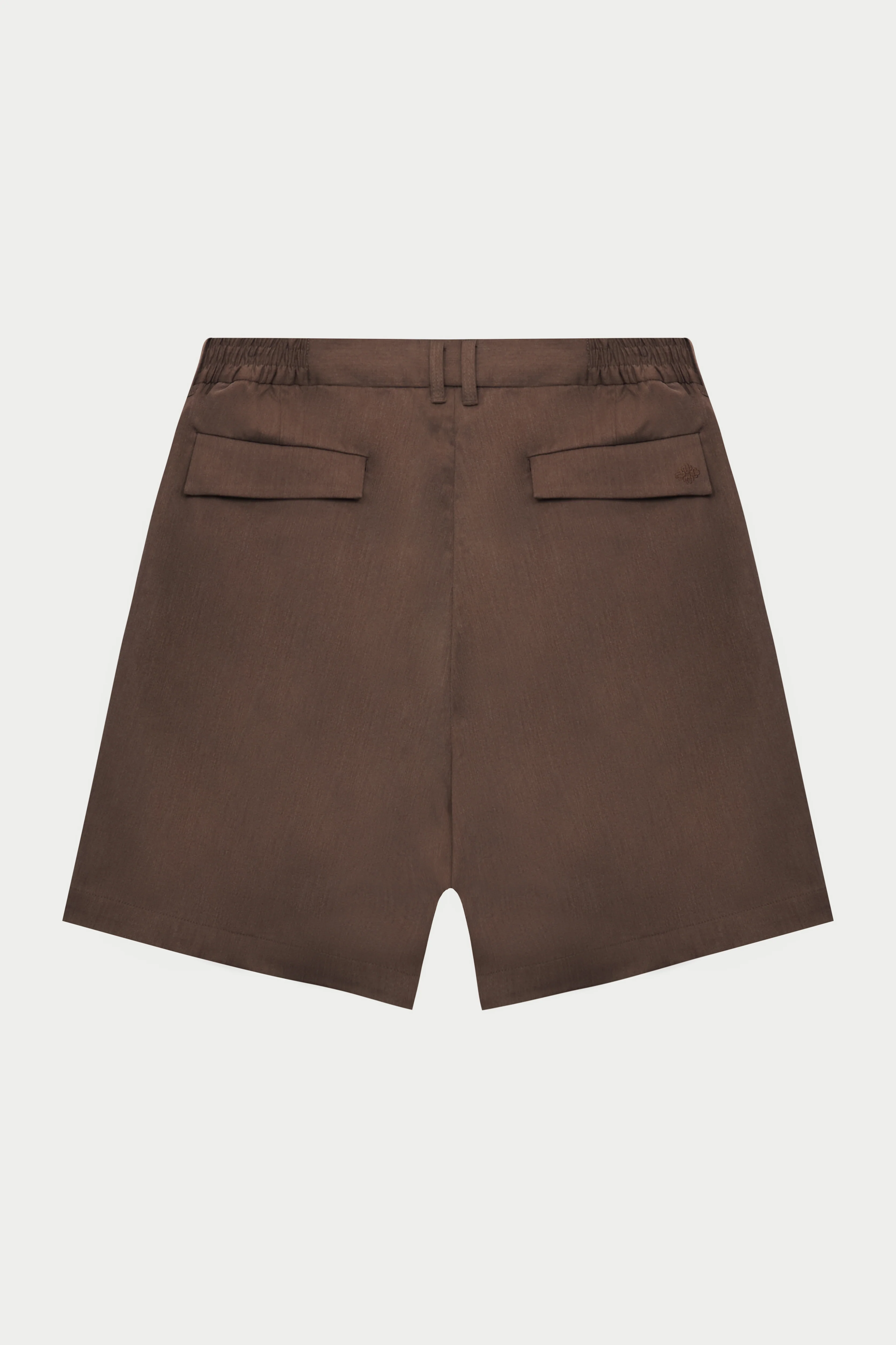 SMART WOVEN SHORTS - BROWN