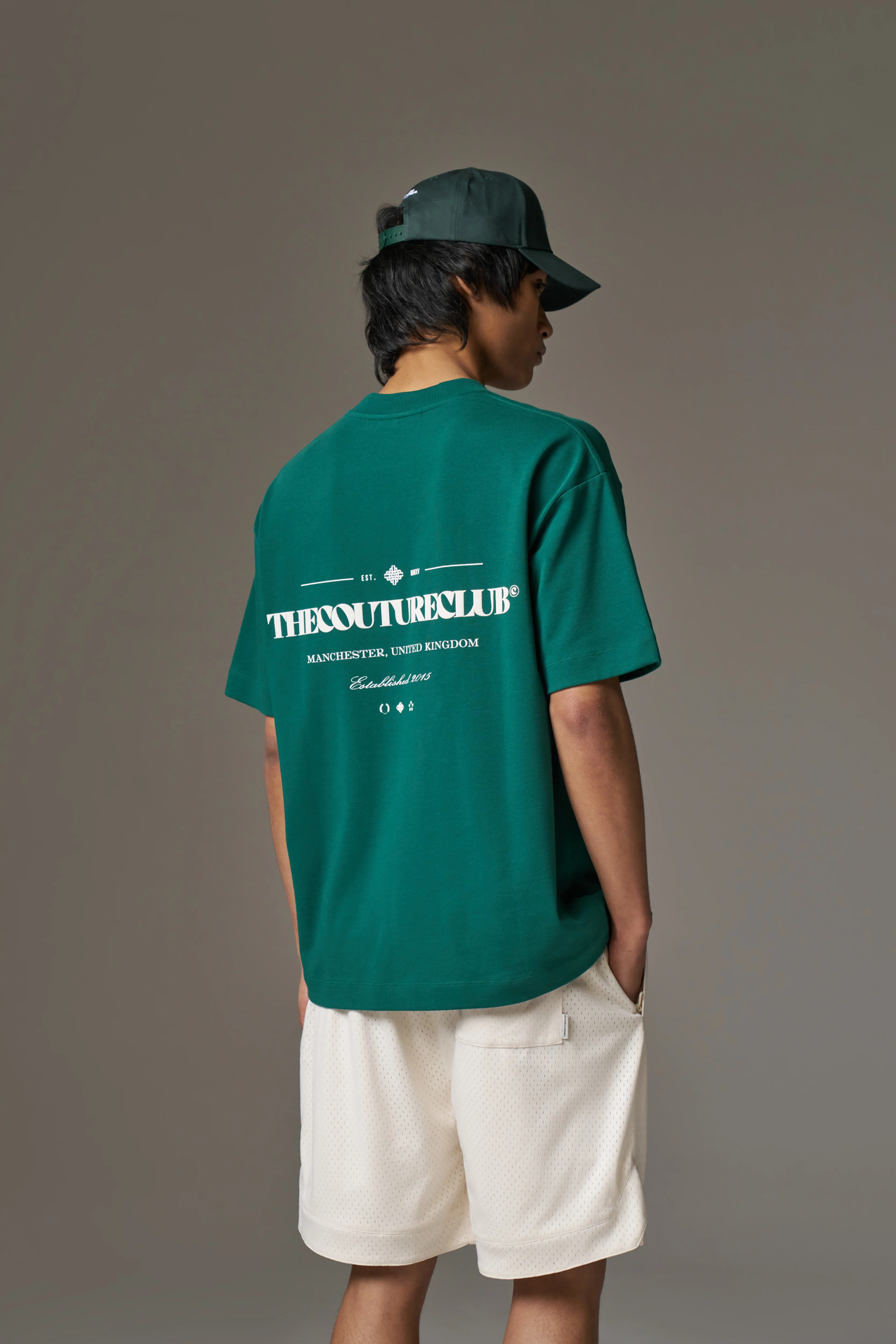 COPYRIGHT MULTI GRAPHIC T-SHIRT - FOREST GREEN